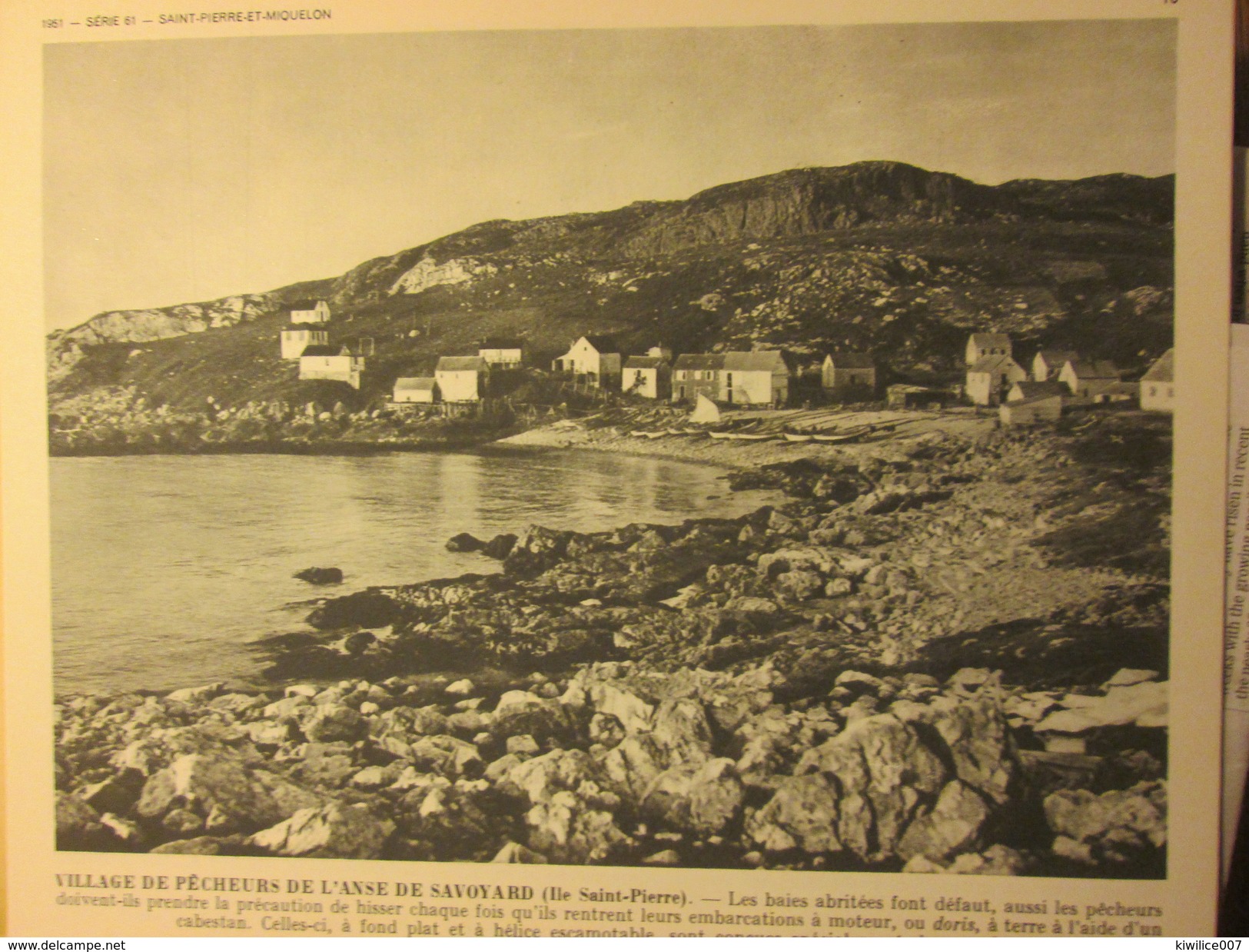 Saint-Pierre-Et-Miquelon  dossier de  12 photographies   +++ 1951