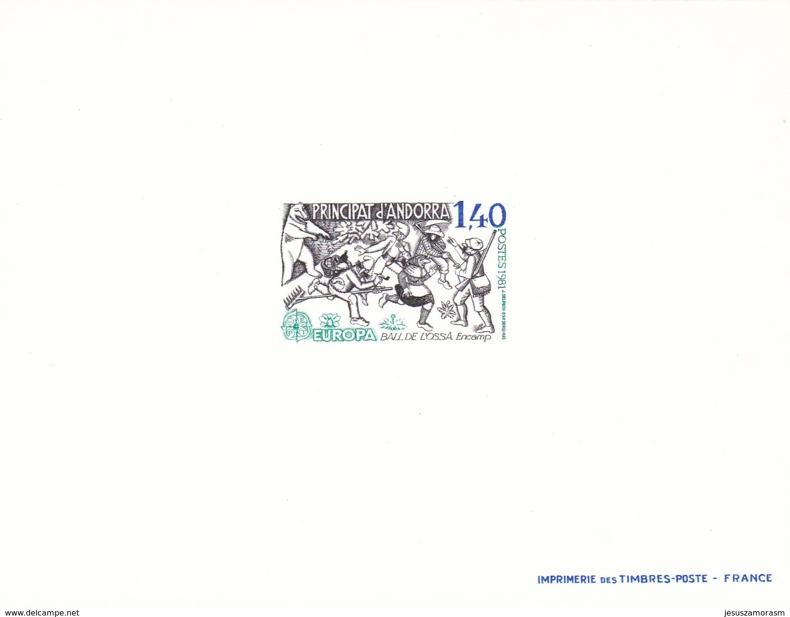 Andorra Francesa Nº 292 Al 293 En Pruebas - Unused Stamps