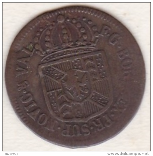 Principauté De Neuchâtel / Neuenburg .  1/2 Batzen 1789 . KM# 47 - Kantonale Munten