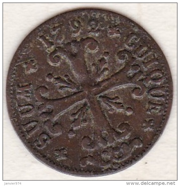 Principauté De Neuchâtel / Neuenburg  . 1/2 Batzen 1792 . KM# 47.  . - Cantonal Coins