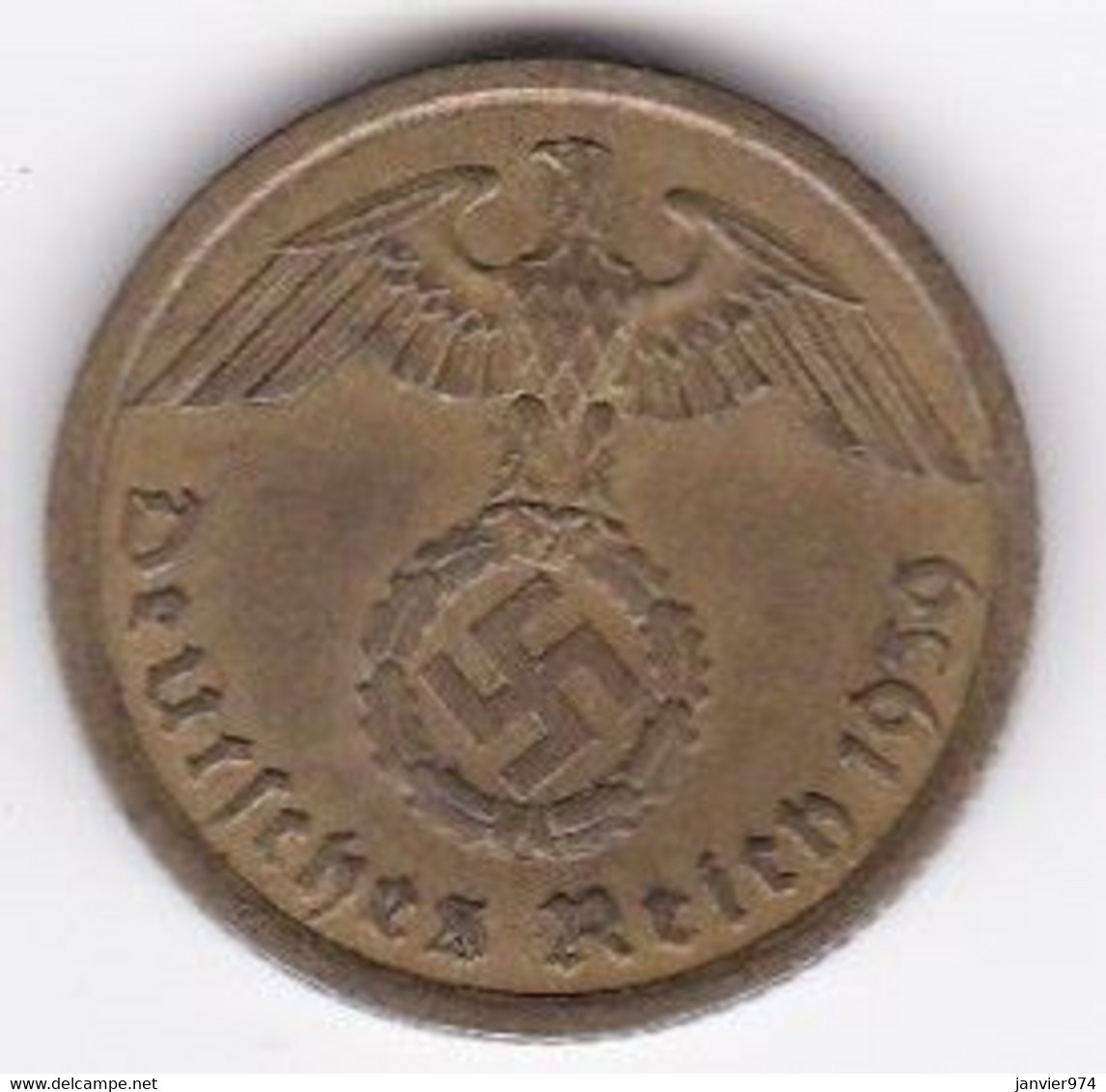 10 Reichspfennig 1939 A (BERLIN). Bronze-aluminium - 10 Reichspfennig