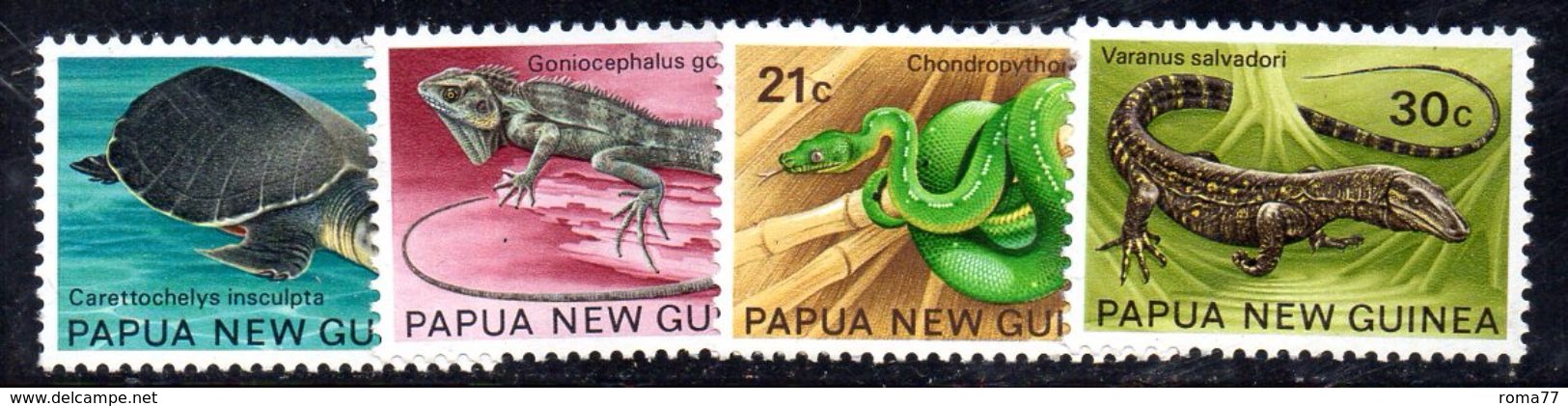 XP3644 - PAPUA NUOVA GUINEA , Yvert N. 217/220 *** - Papua Nuova Guinea