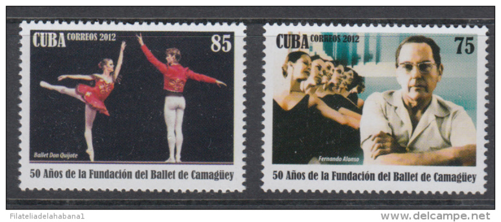 2012.21 CUBA 2012 MNH BALLET DANCE OF CAMAGUEY - Unused Stamps