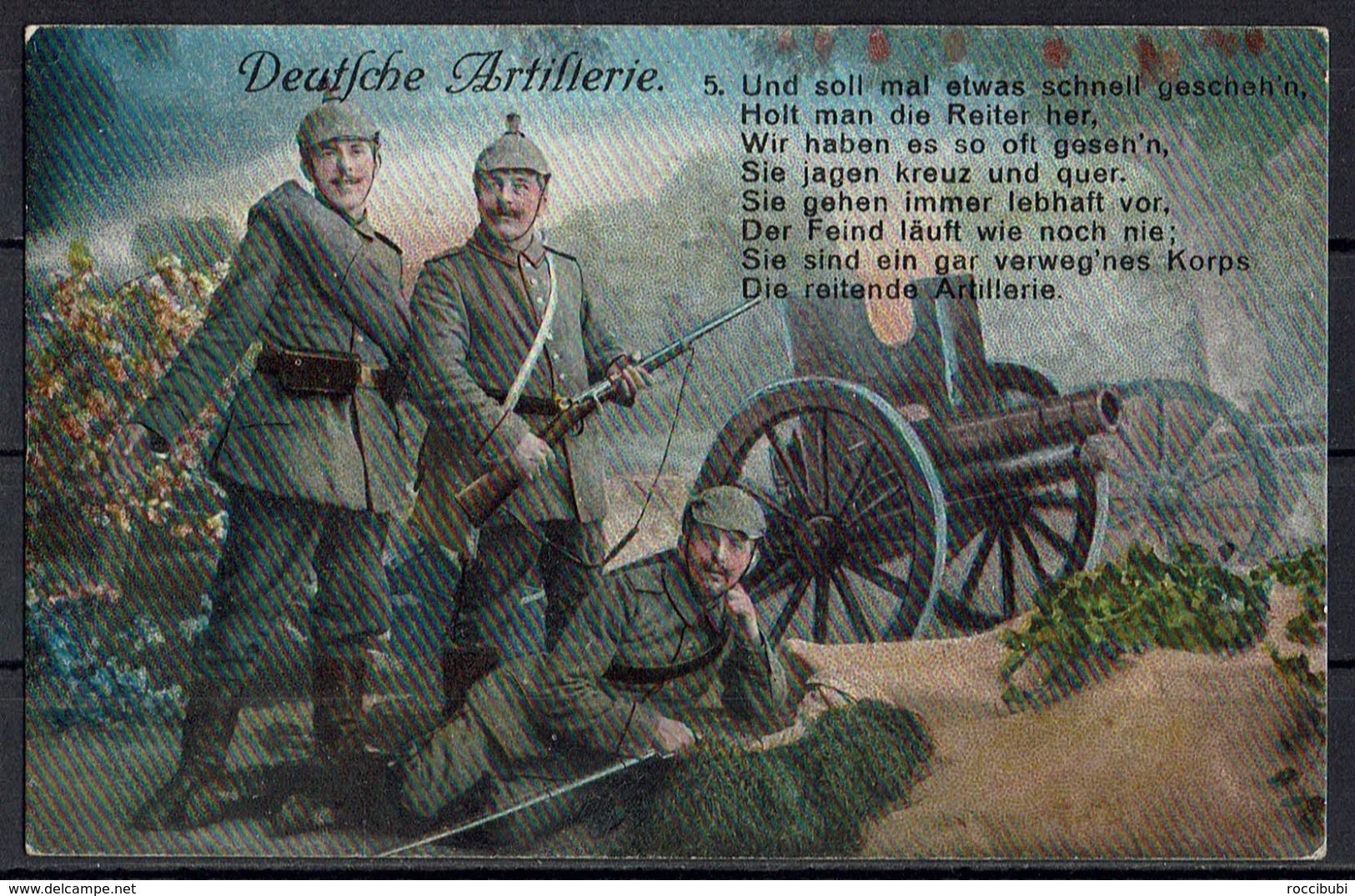 (010..646) 1. Weltkrieg, Deutsche Artillerie - War 1914-18