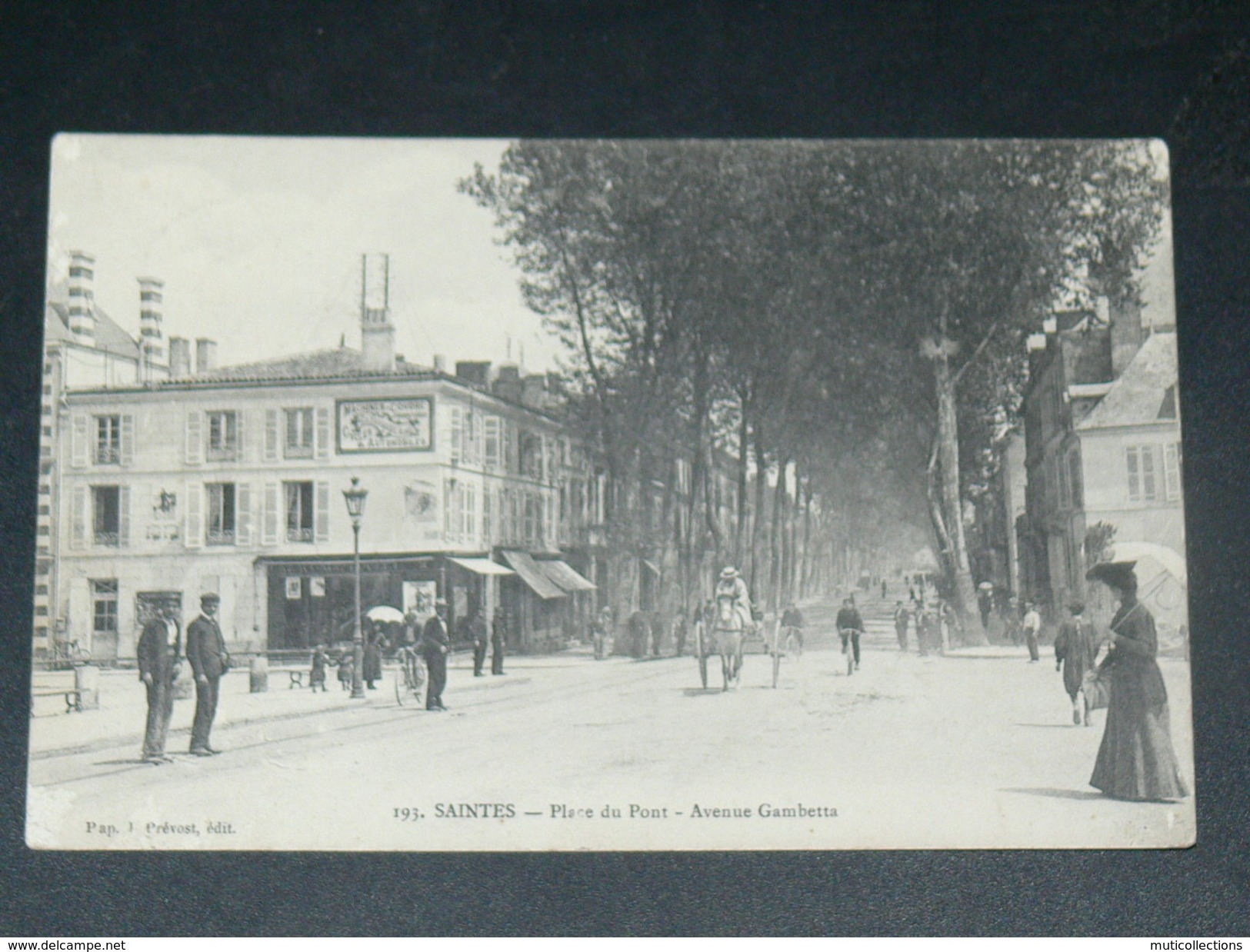 SAINTES    1910    AVENUE GAMBETTA   CIRC  EDIT - Saintes