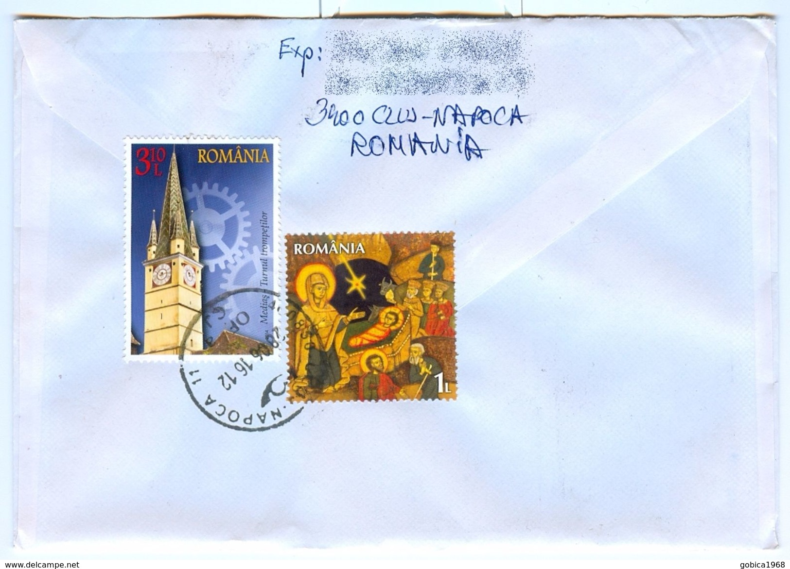 Romania 2016 Cover To Croatia / 2011 Biblioteca Astra / 2014 Messengers Of Romanian Sport / Clock Tower / Christmas - Briefe U. Dokumente