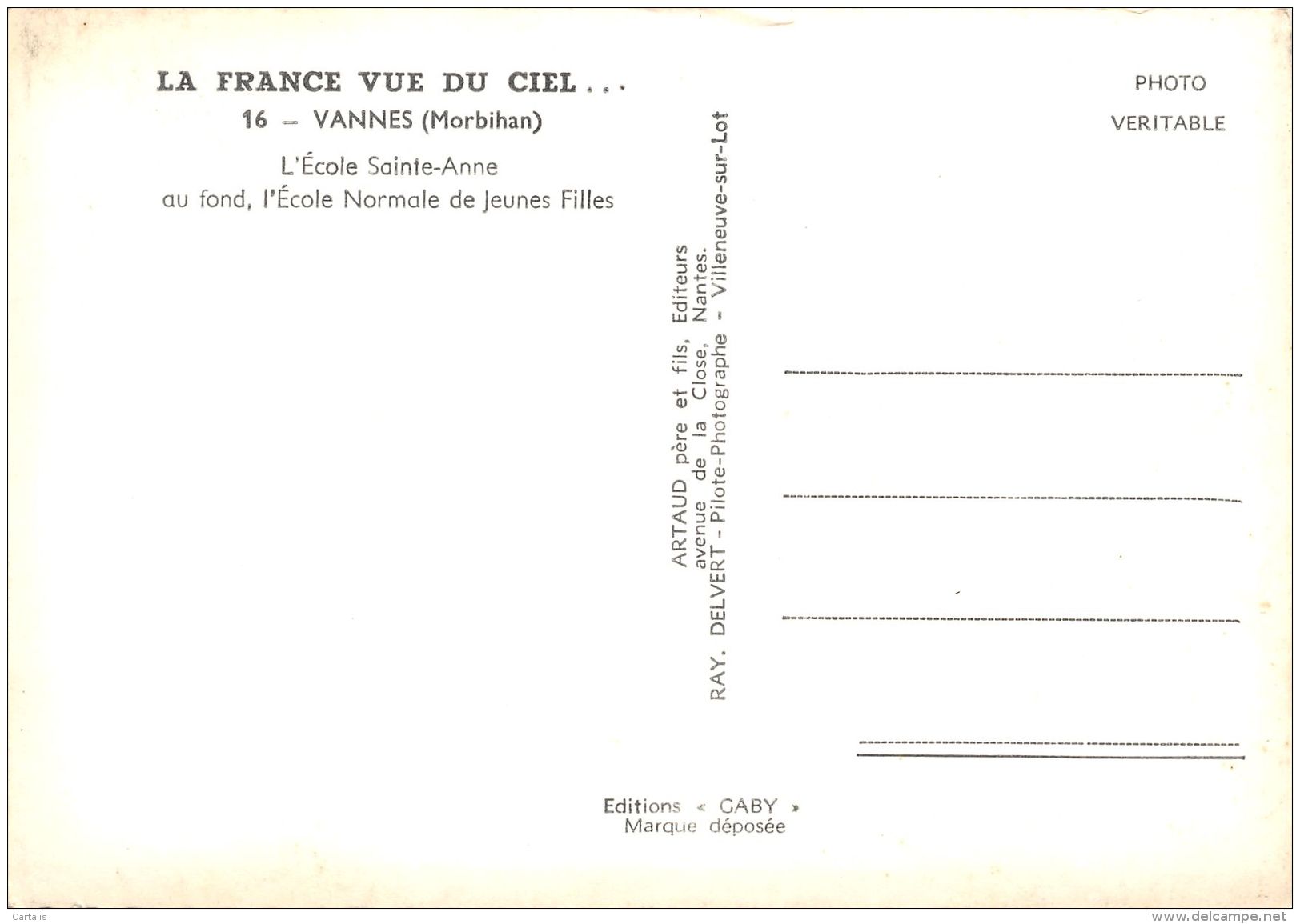 56-VANNES-N°C-3472-D/0031 - Vannes