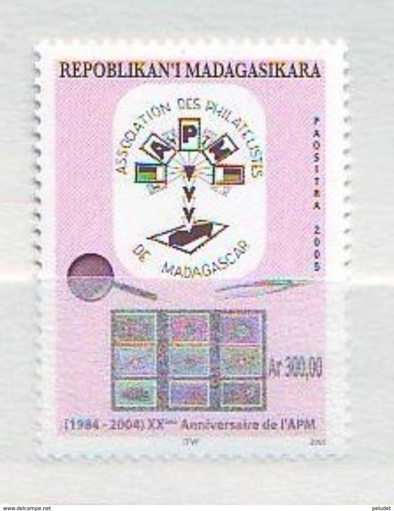 Madagascar - 2006 The 20th Anniversary Of Philatelists Association Of Madagascar  - 1 V. - Mint ** - Madagascar (1960-...)