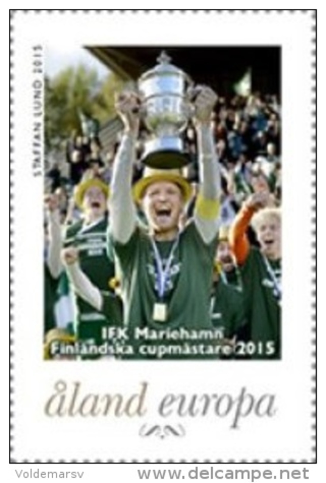 Aland 2015 Mih. 408 I Football. IFK Mariehamn Winner Of Finnish Cup MNH ** - Aland
