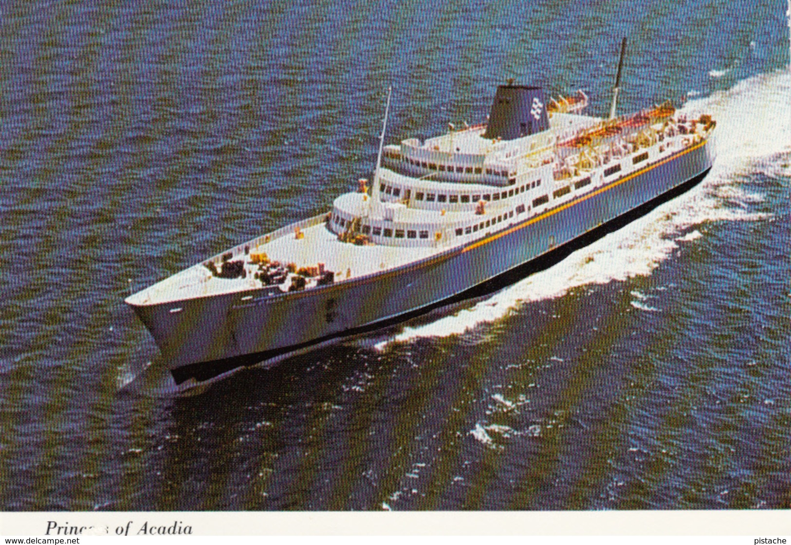 Ferry Boat Traversier - Princess Acadia Between Bay Of Fundy And St. John N.B., Canada And Digby Nova Scotia - 2 Scans - Transbordadores