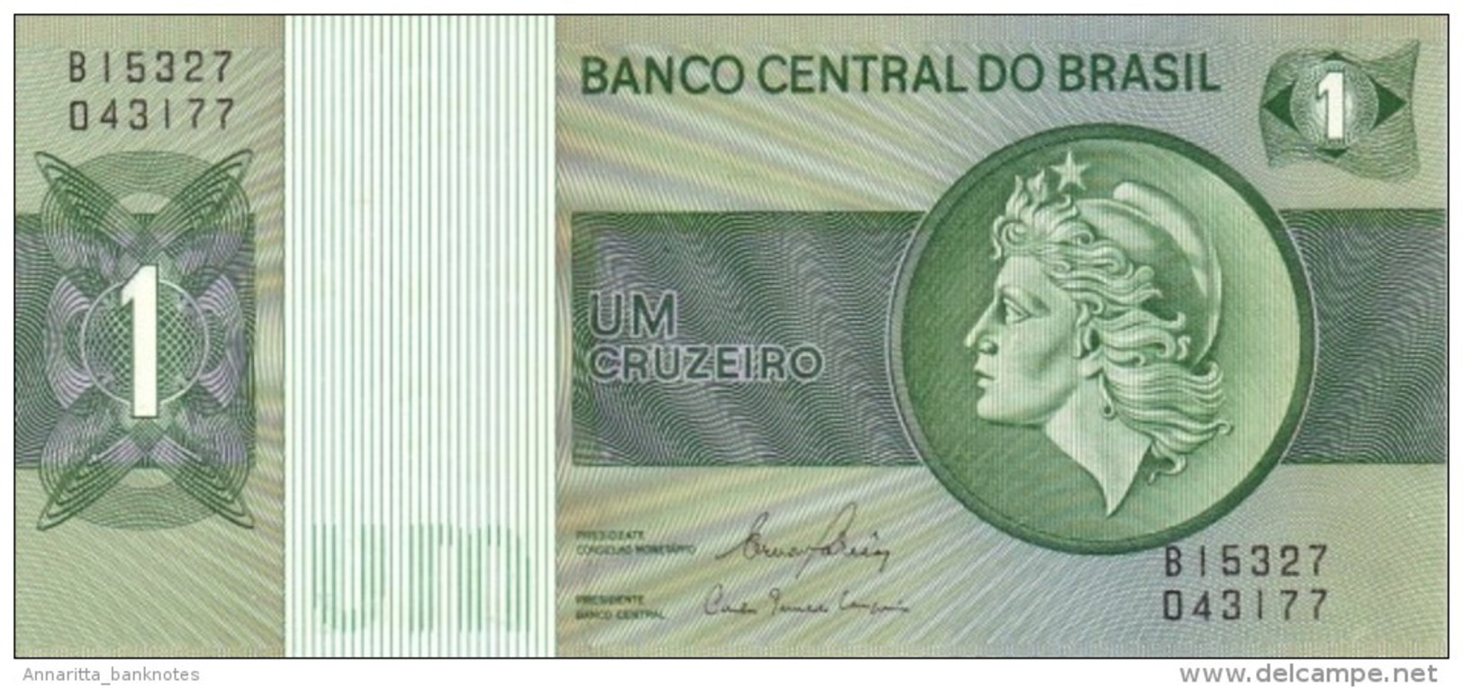 Brazil 1 Cruzeiro ND (1980), UNC, P-191Ac, BR812c - Brazil