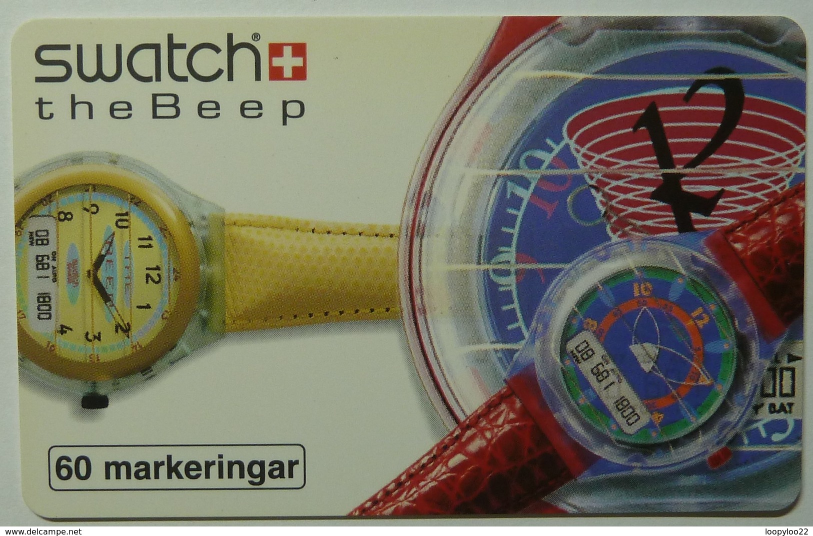 Sweden - Chip - Telia - Swatch The Beep - 60112/040 - 03.95 - 2500ex - Mint - Schweden
