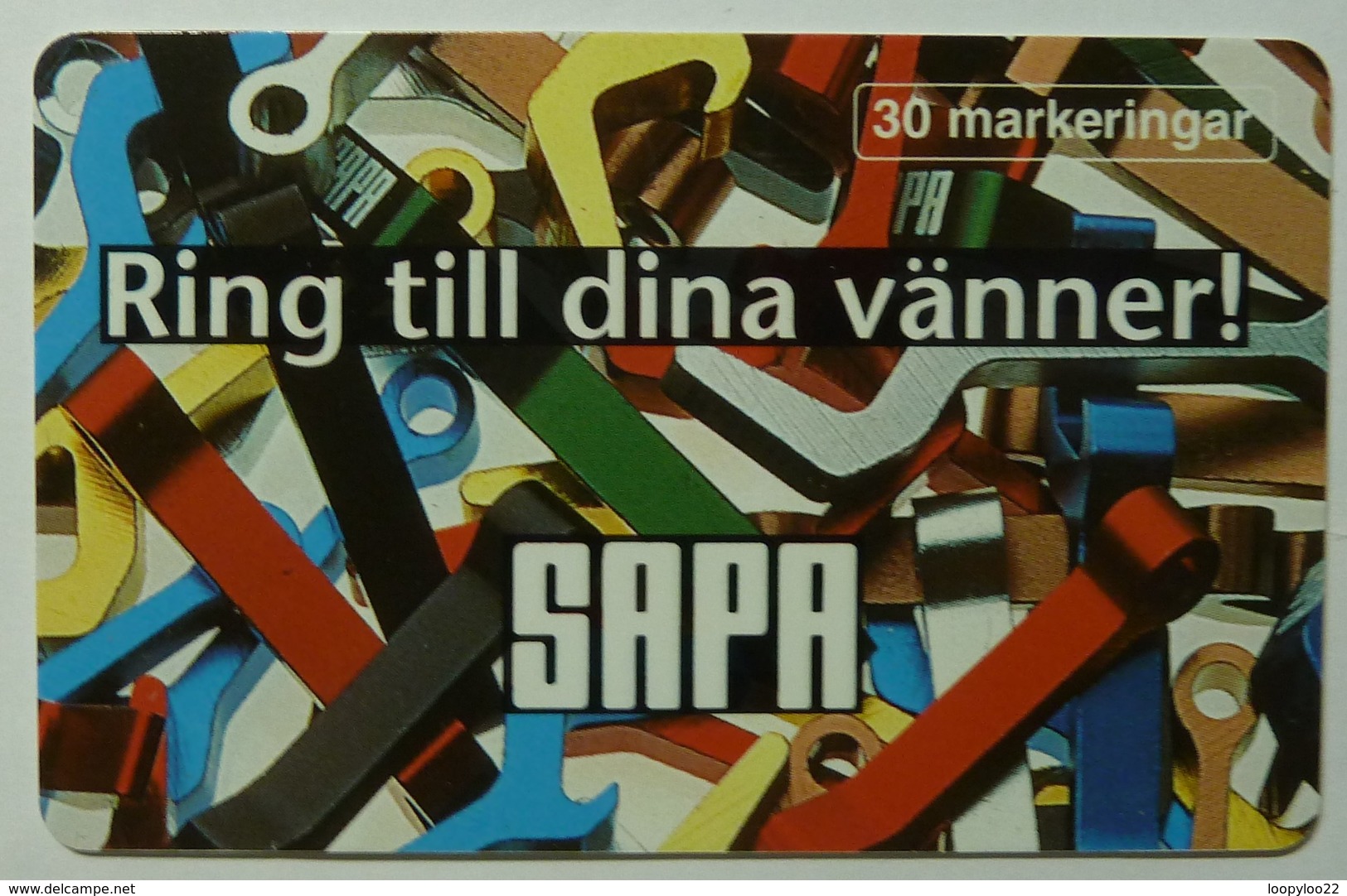 Sweden - Chip - Telia - Sapa - 60111/080 - 06.95 - 3000ex - Mint - Schweden