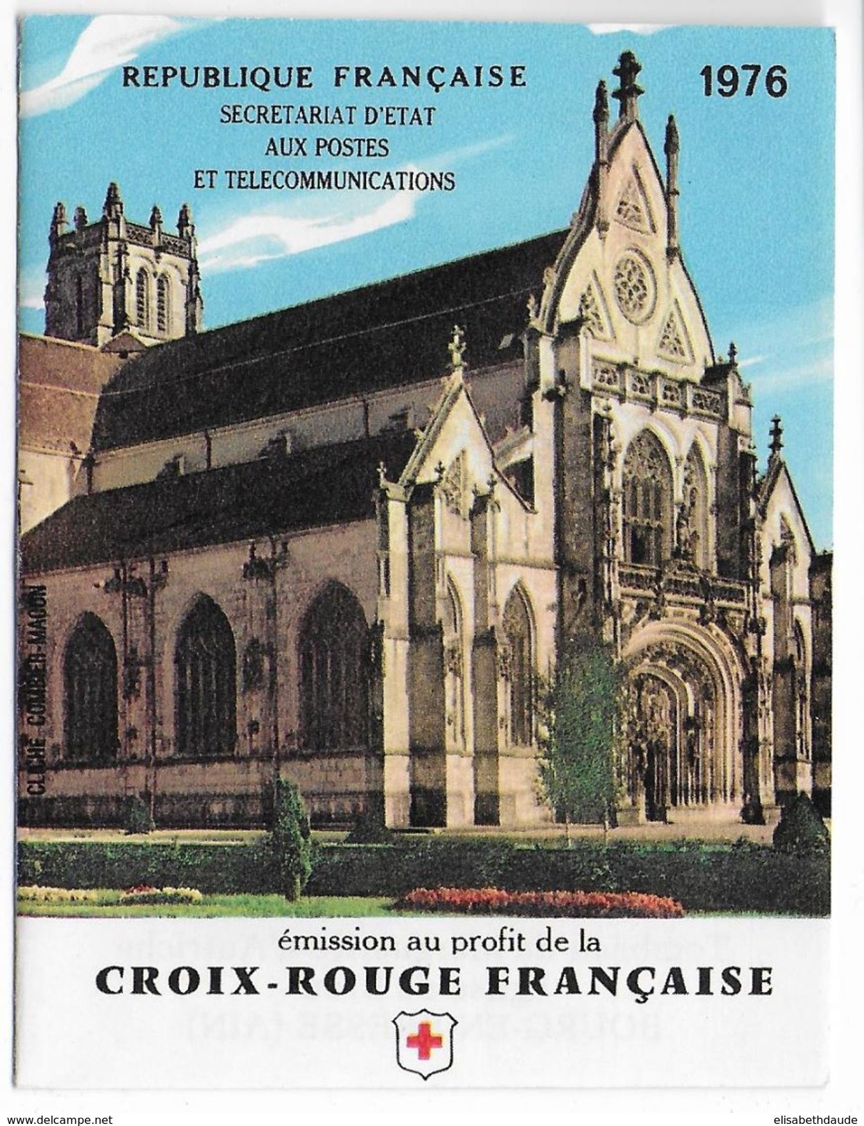 1976 - PORT GRATUIT à PARTIR 5 EUR D'ACHAT / FREE POSTAGE IF YOU BUY MORE 5 EUR ! - CARNET CROIX-ROUGE - RED CROSS - Rotes Kreuz