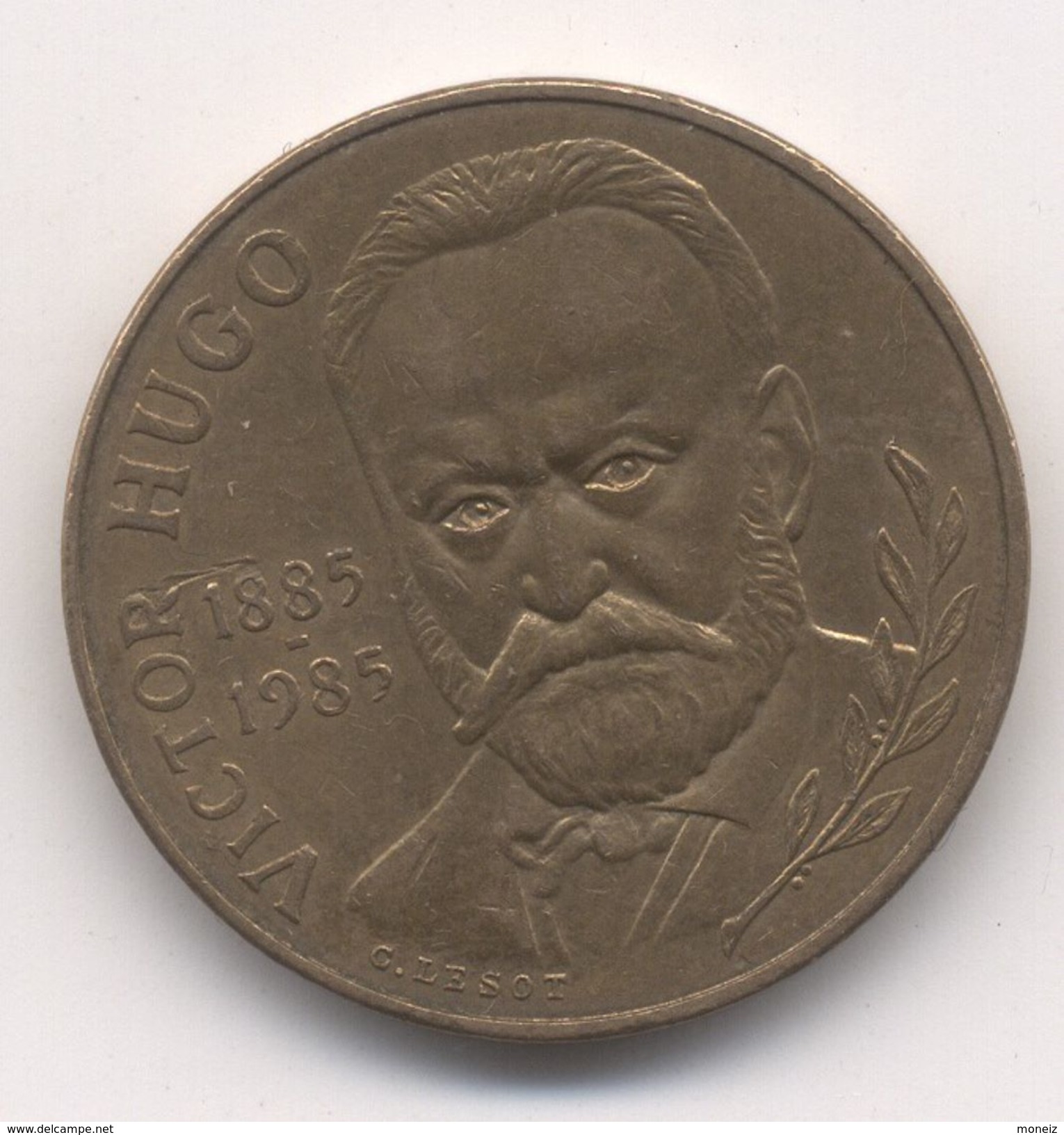 10 Francs VICTOR HUGO 1985  TB/TTB - Autres & Non Classés