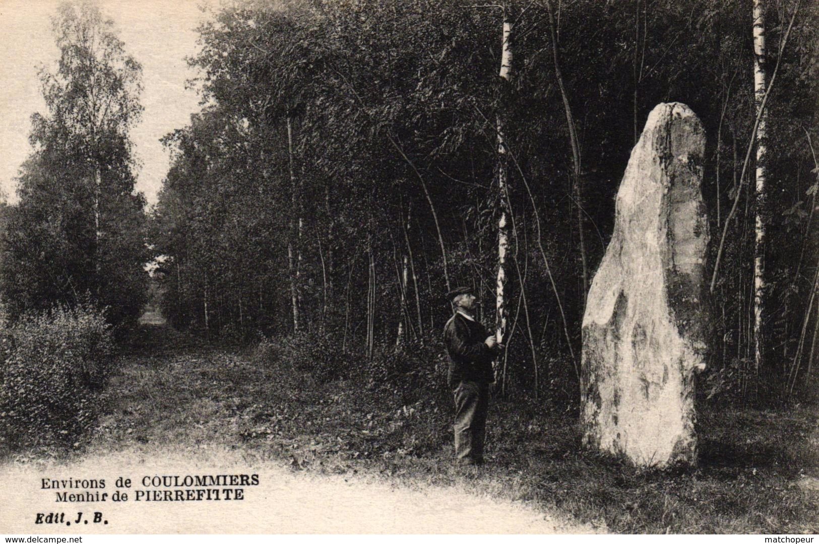 ENVIRONS DE COULOMMIERS -77- MENHIR DE PIERREFITTE - Coulommiers