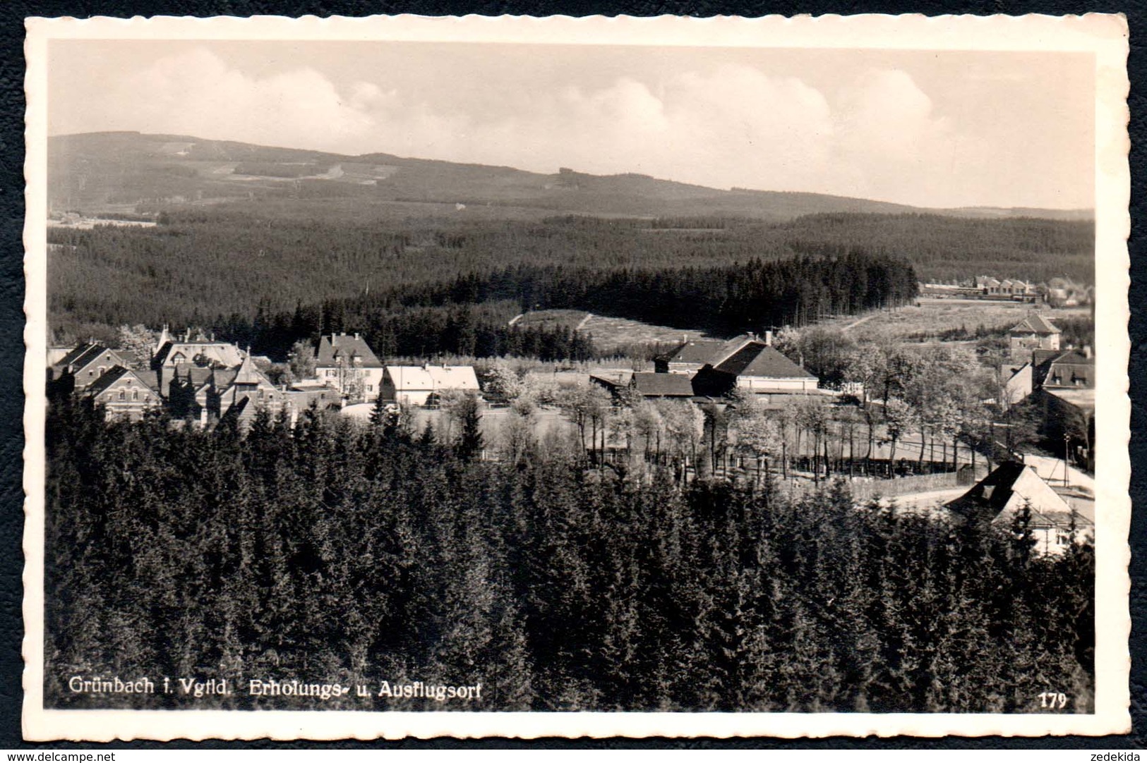 A8424 - Grünbach I. Vogtl. - W. Wagler Chemnitz Nr. 179 - Falkenstein (Vogtland)