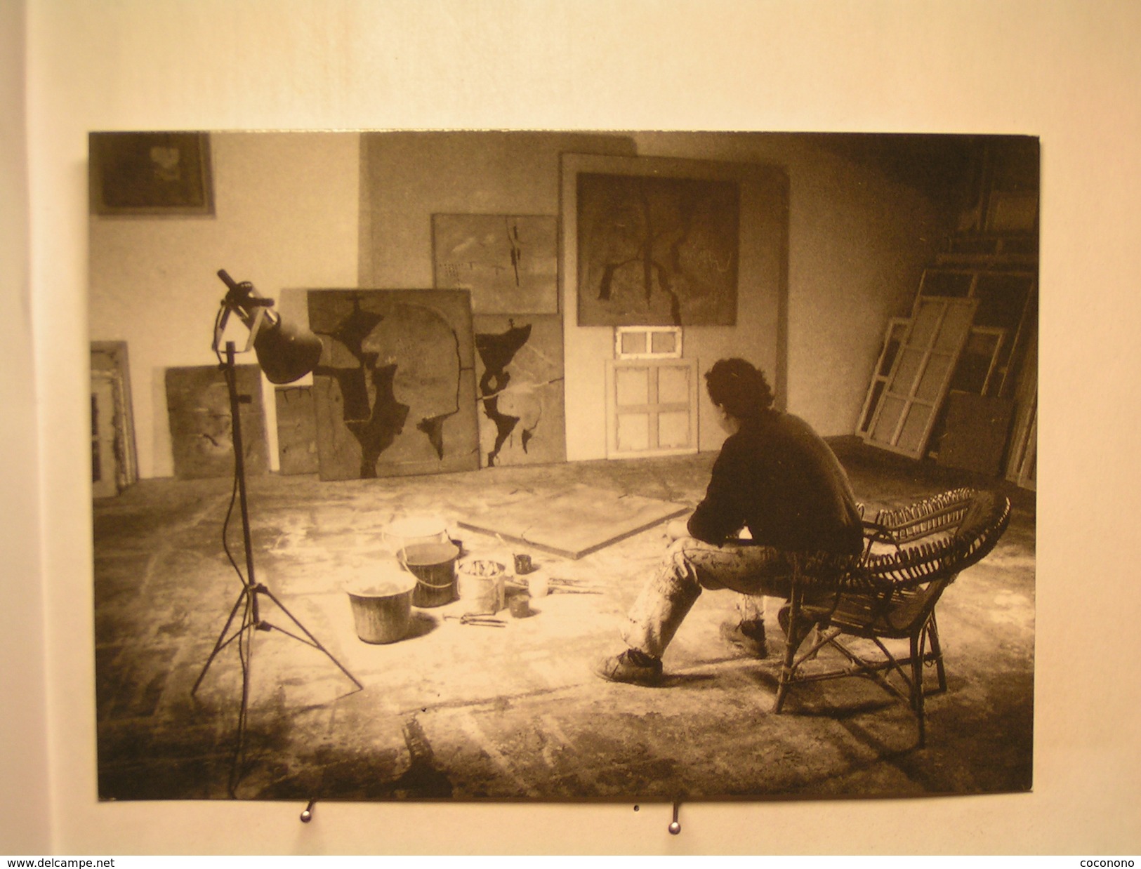 Octeville - Galerie De La Butte - 1996 - Richard Texier - Dans Son Atelier - Octeville