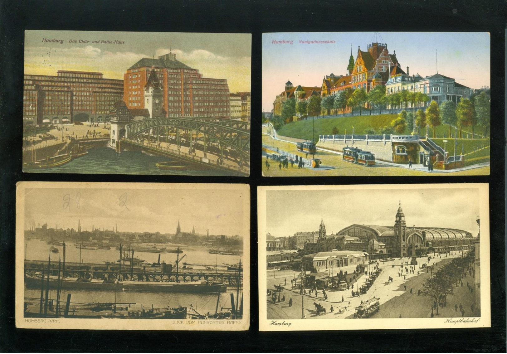 Beau lot de 60 cartes postales d' Allemagne Hamburg  Deutschland     Lot van 60 oude postkaarten van Duitsland Hamburg