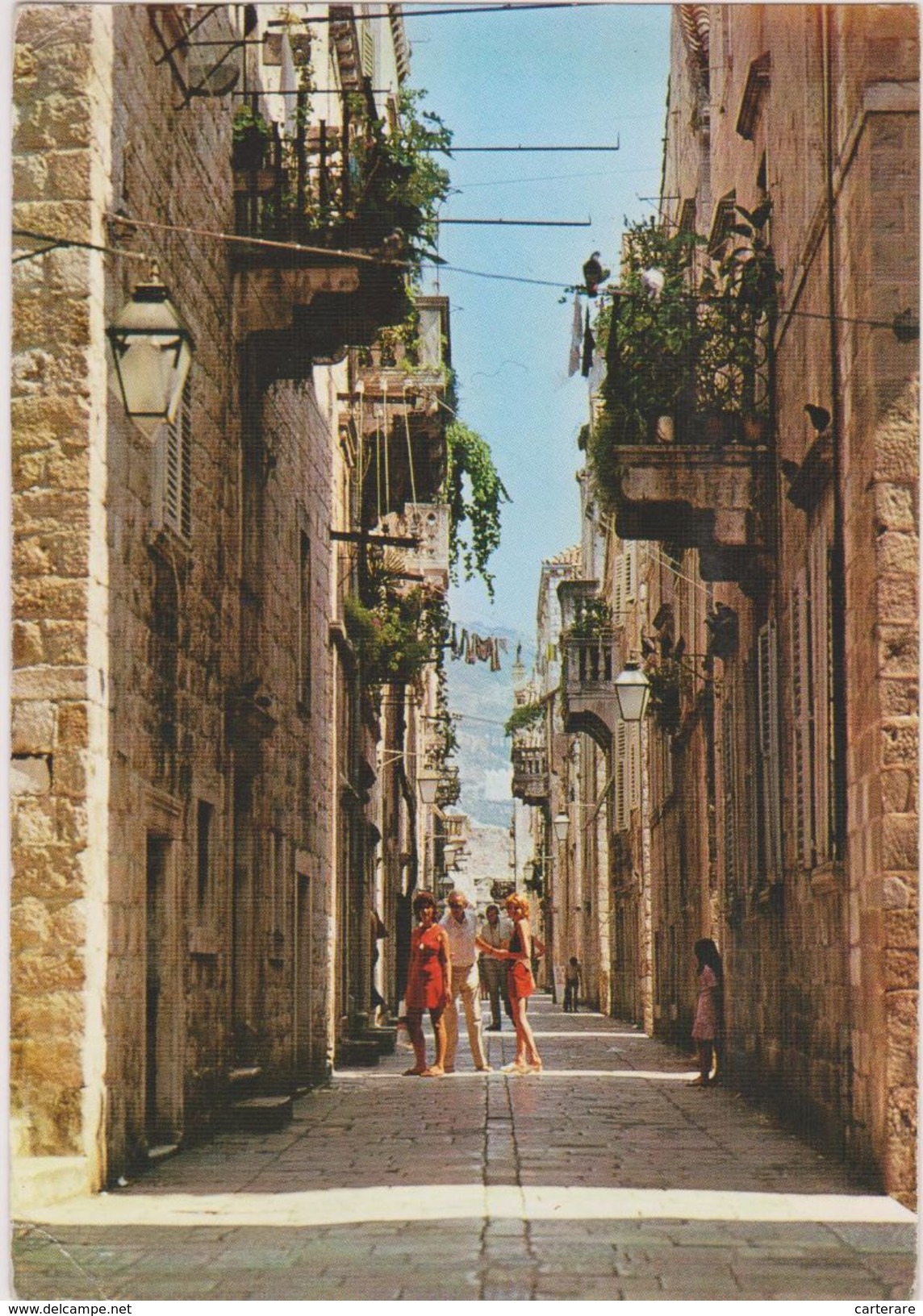 CROATIE,DUBROVNIK Neretva ,prés De Bosnie Herzégovine,monténégro,RUE ANCIENNE - Kroatien