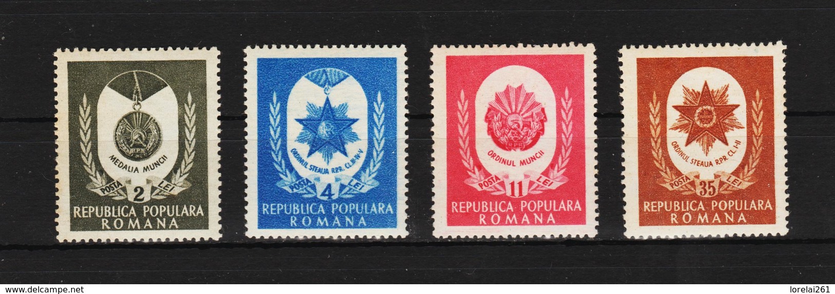 1951 - Medailles  Mi No 1255A /1258A Et Yv No 1142/1145 MNH - Ungebraucht