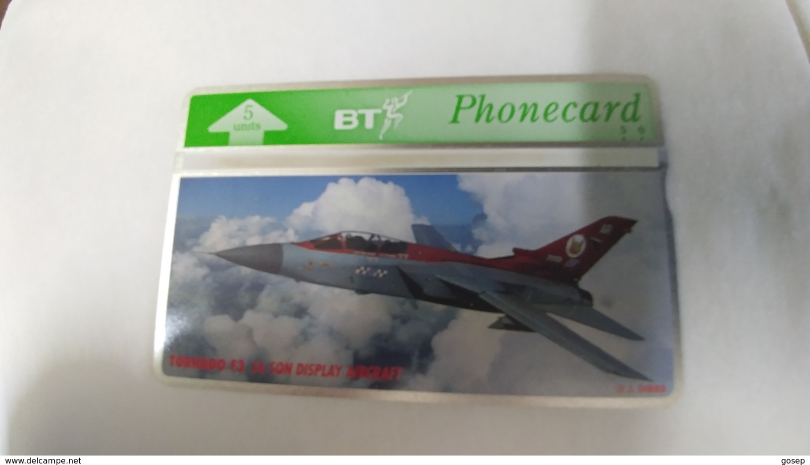 United Kingdom(btg262)f3 Tornado/no 56 -(5units)(403d)tirage1.000mint1card Prepiad Free(price Card Cataloge10.00£ - Avions
