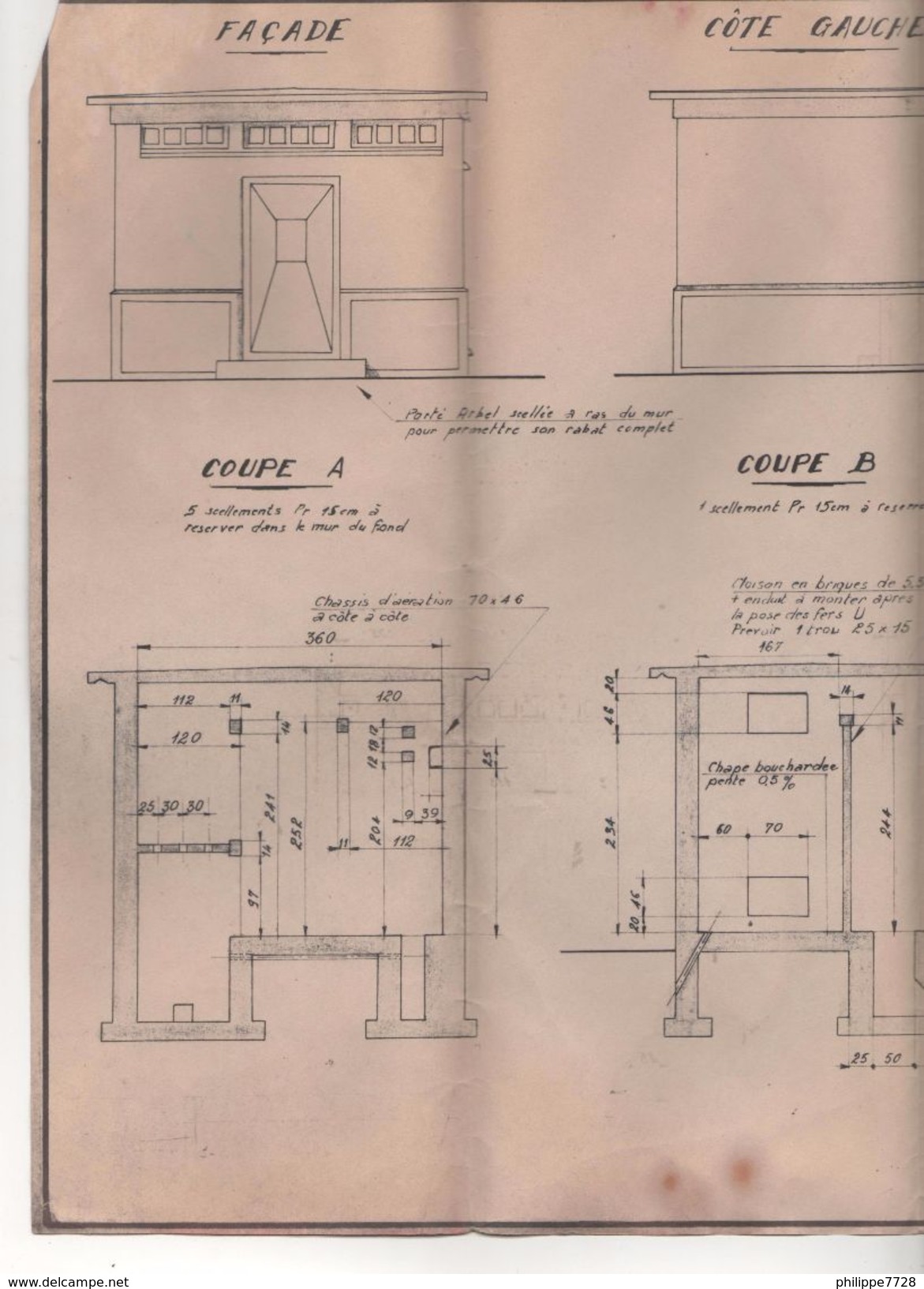 Plan Technique Transformateur 1957 St Michel-sur-Orge (91) - Travaux Publics