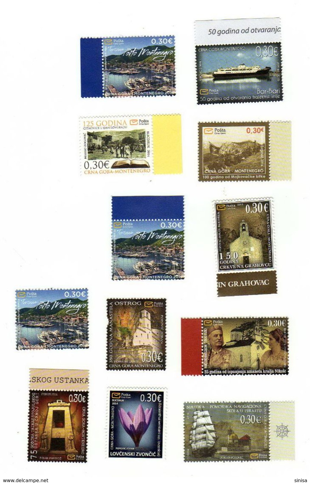 Montenegro / Stamps - Montenegro