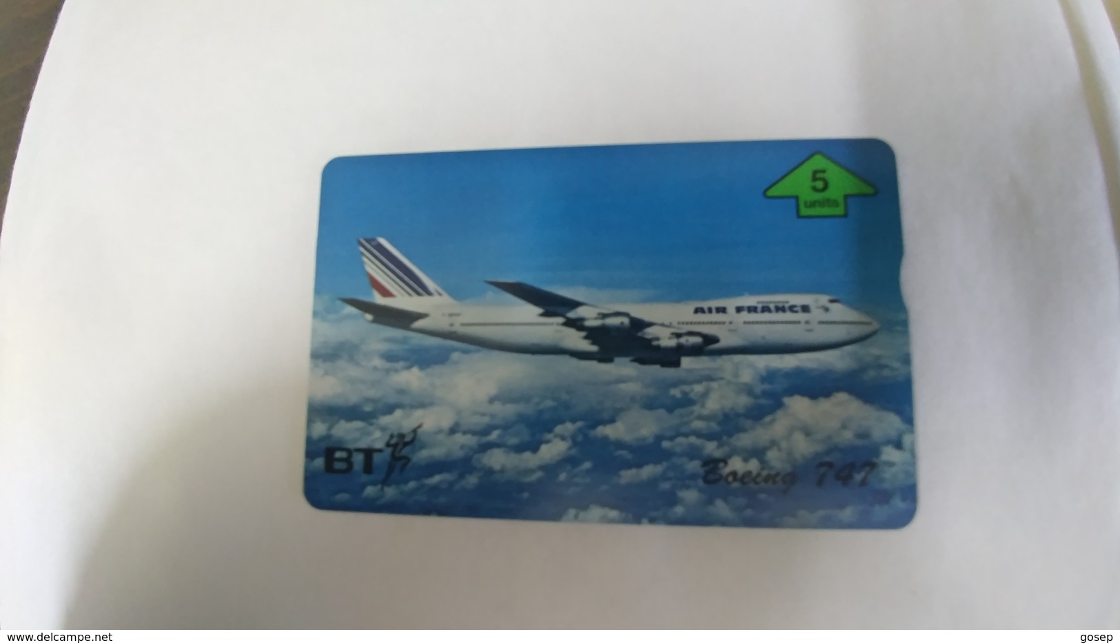 United Kingdom(btg647)air France/boeing 747(5units)(505l)tirage1.000mint1card Prepiad Free(price Card Cataloge6.00£ - Avions