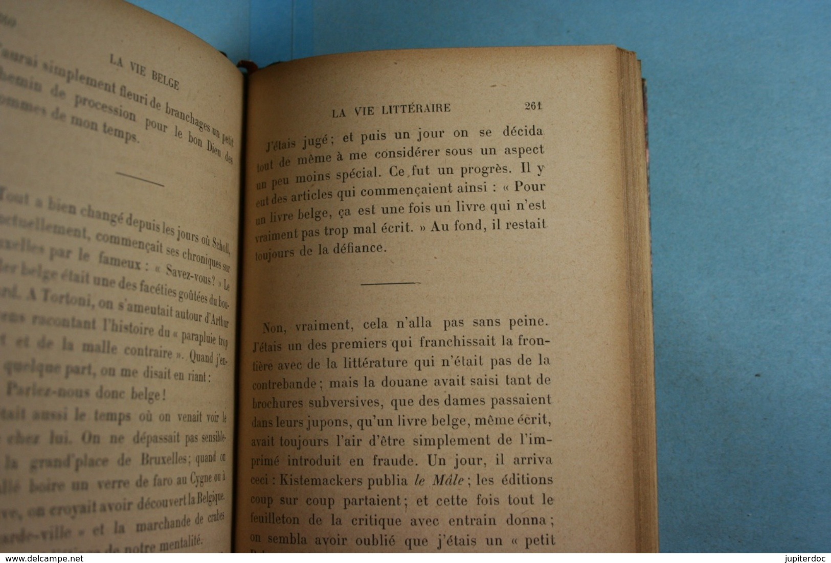 La vie belge Camille Lemonnier 1905 Edit. Fasquelle Paris