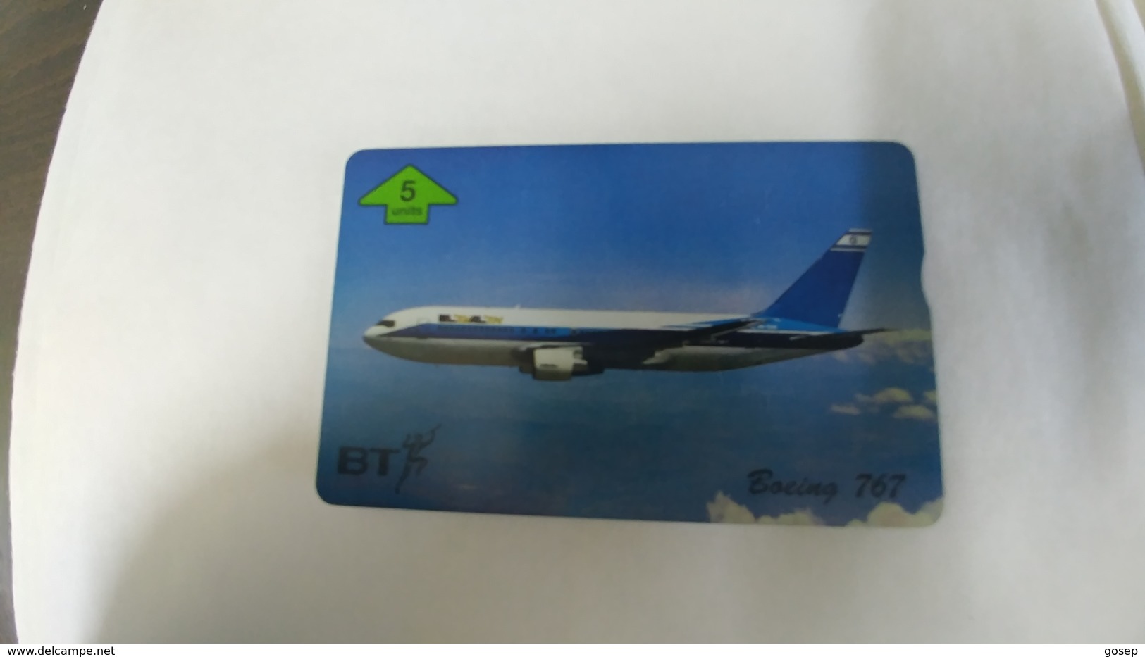 United Kingdom(btg668)EL Al/boing767(5units)(605d)tirage1.000mint1card Prepiad Free(price Card Cataloge6.00£ - Avions