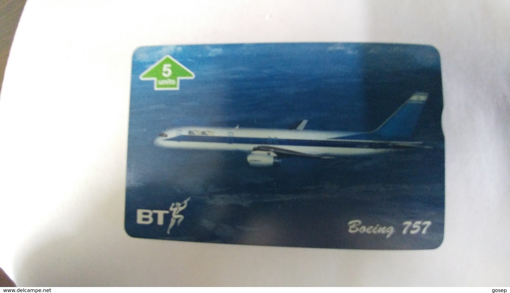 United Kingdom(btg728)ELAL/boing757(5units)(605f)tirage1.000mint1card Prepiad Free(price Card Cataloge6.00£ - Avions