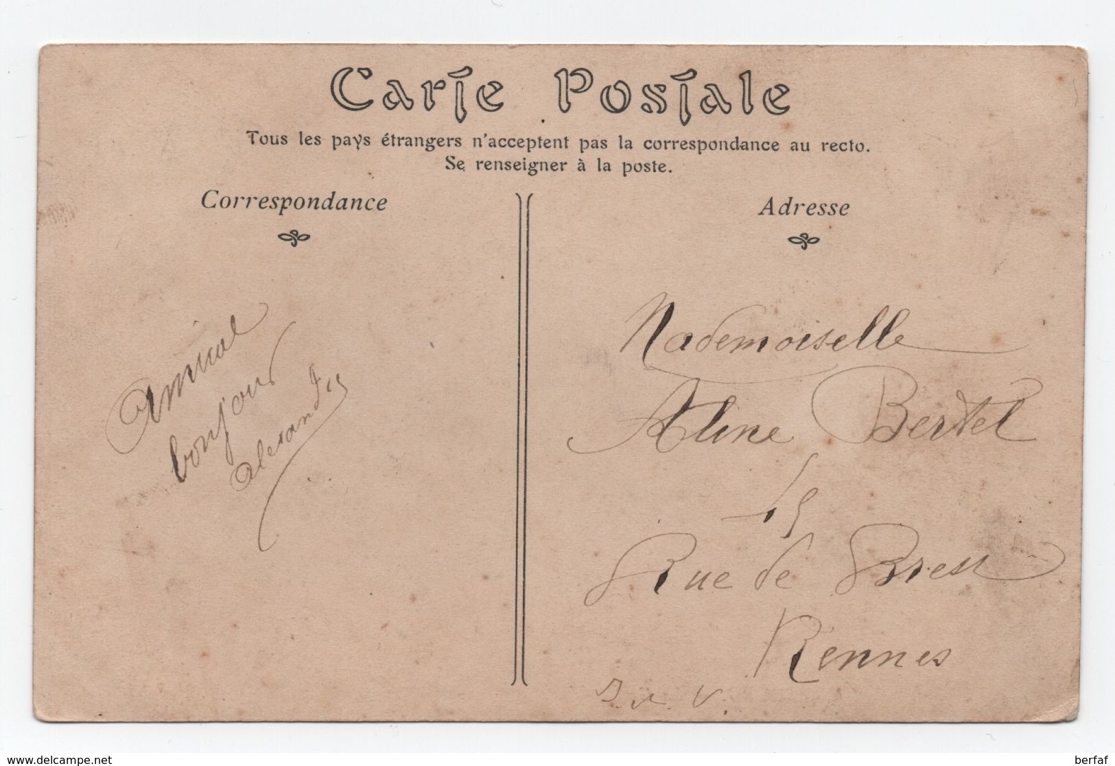 COMBOURG (35) - La Gare - Attelage-  N°139 - Voyagée - Bon Etat - - Combourg