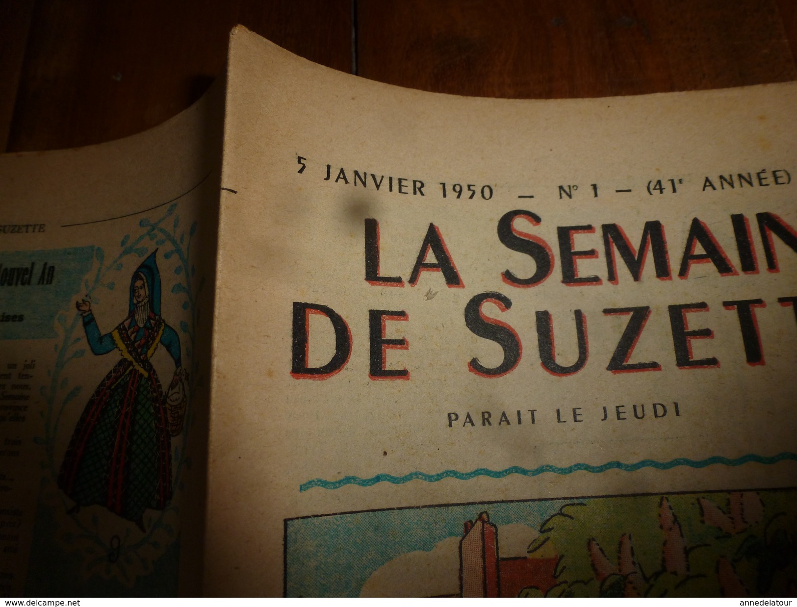 1950  LSDS  (La Semaine De Suzette) Calendrier 1793; Film JEANNE D'ARC; En Oubangui-Chari; Etc - La Semaine De Suzette