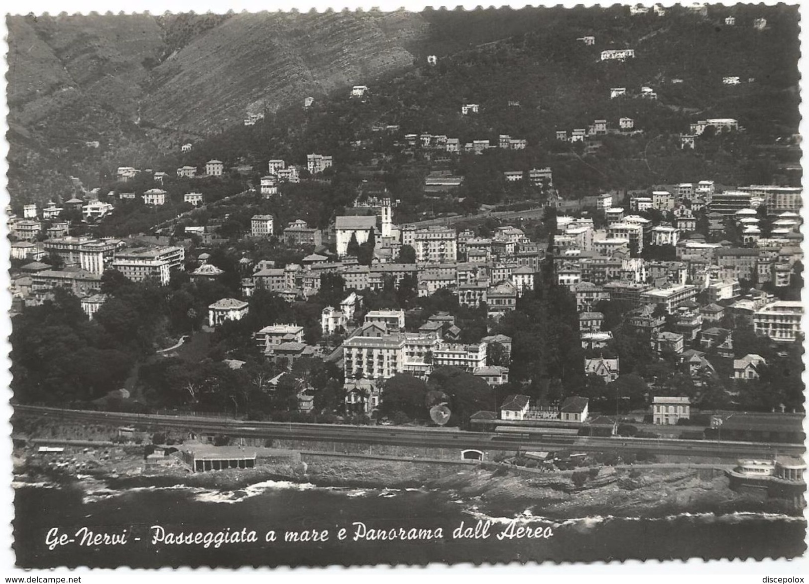 X793 Genova - Nervi - Panorama Aereo Vista Aerea Aerial View Vue Aerienne / Non Viaggiata - Genova (Genoa)