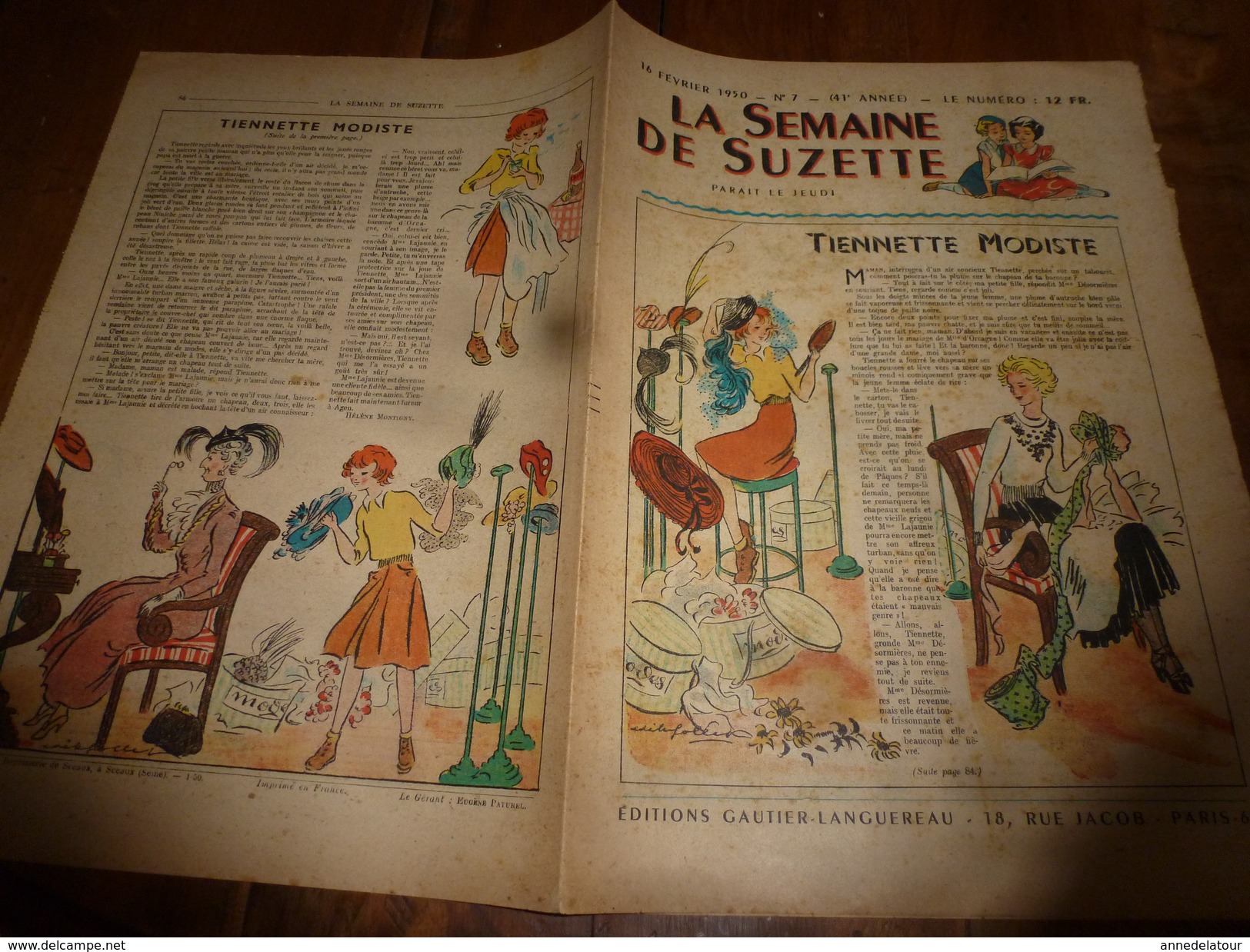 1950  LSDS  (La Semaine De Suzette) Les écoles Anglaises à Birmingham, London, Etc ; Les VITRAUX ; Etc - La Semaine De Suzette