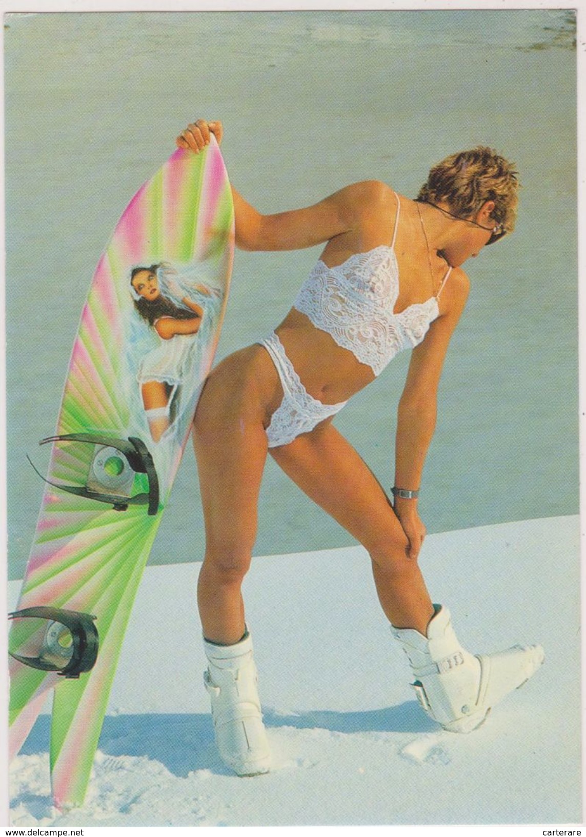 SURF DES NEIGE,SNOWBOARD,PIN-UP,SEXY,ALLUMEUSE,CHAUDE,DENTELLE,DESSOUS FEMININ - Fashion