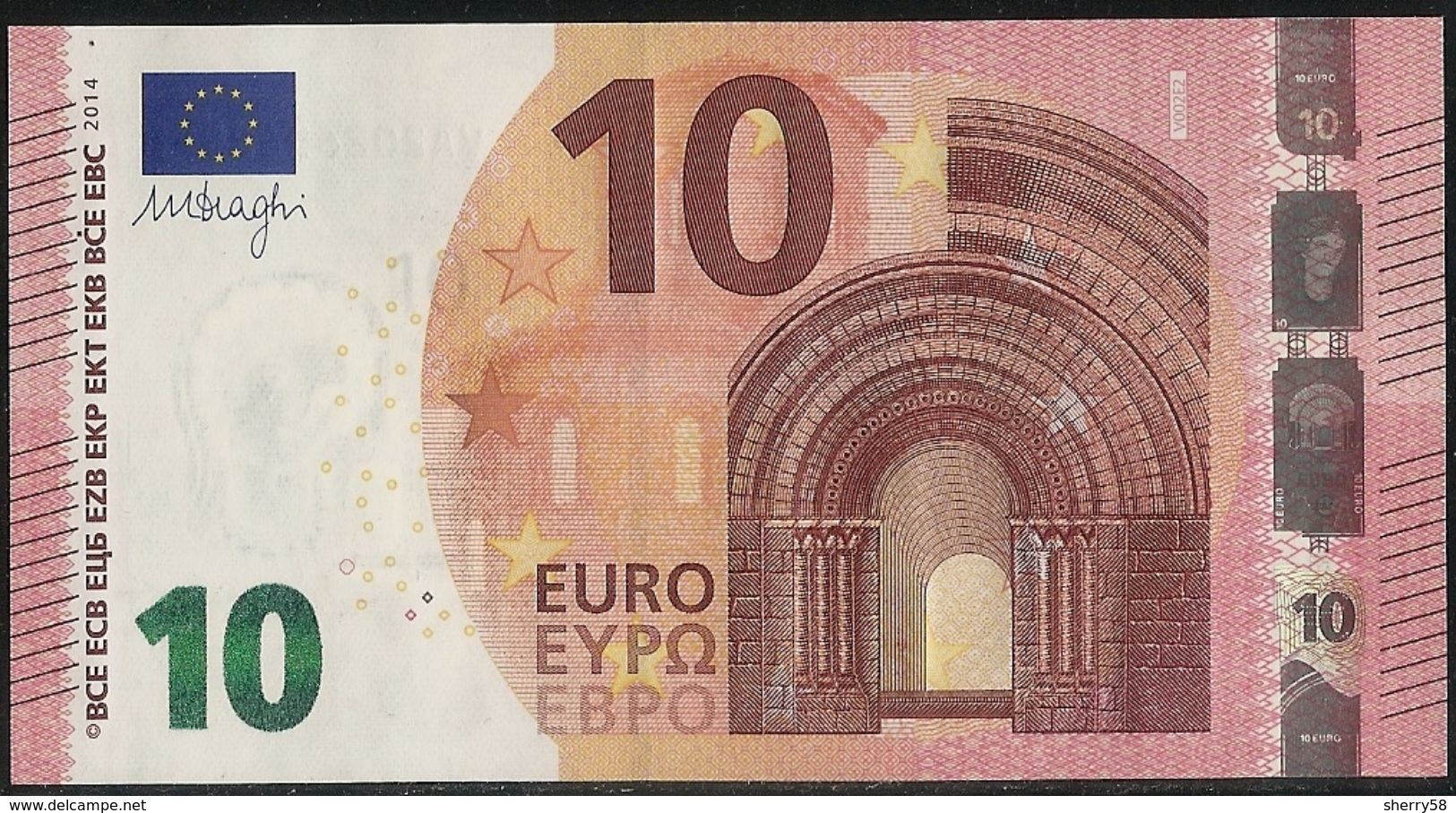 2014-NUEVO BILLETE DE 10 EUROS-SIN CIRCULAR-V002E2 - - 10 Euro