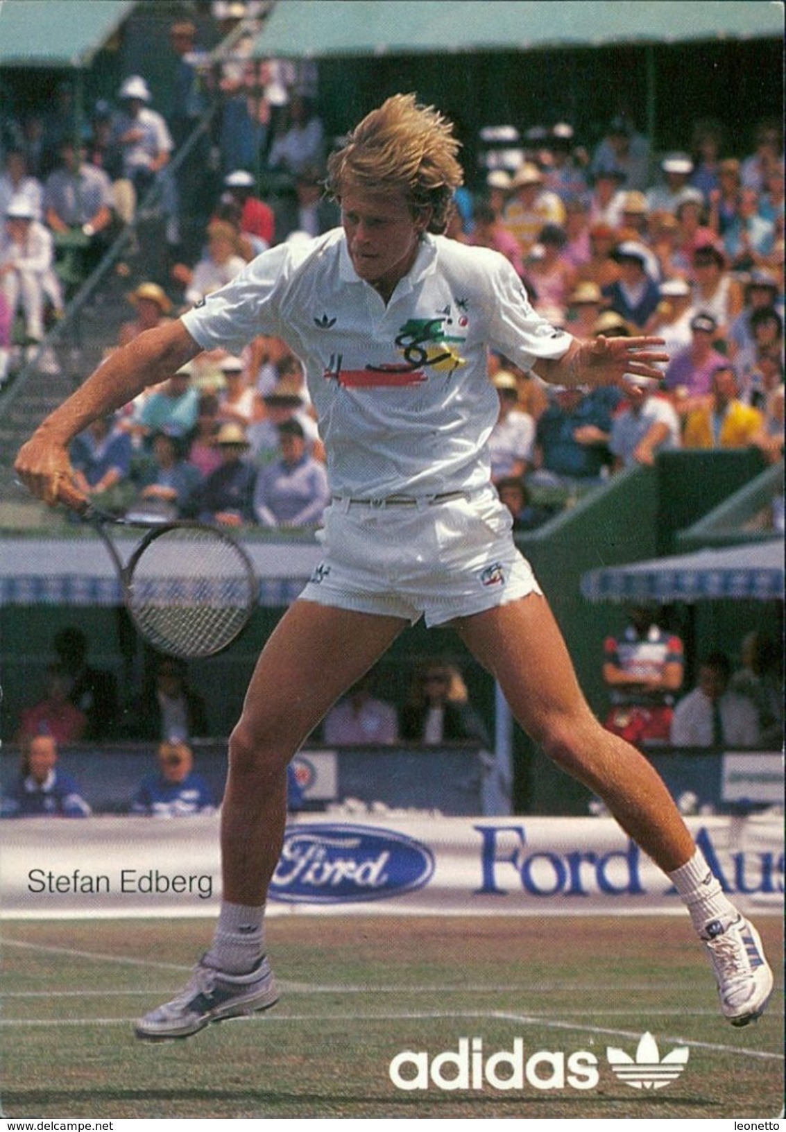AK Stefan Edberg, Adidas, Ca. 1980er Jahre (25140) - Tennis