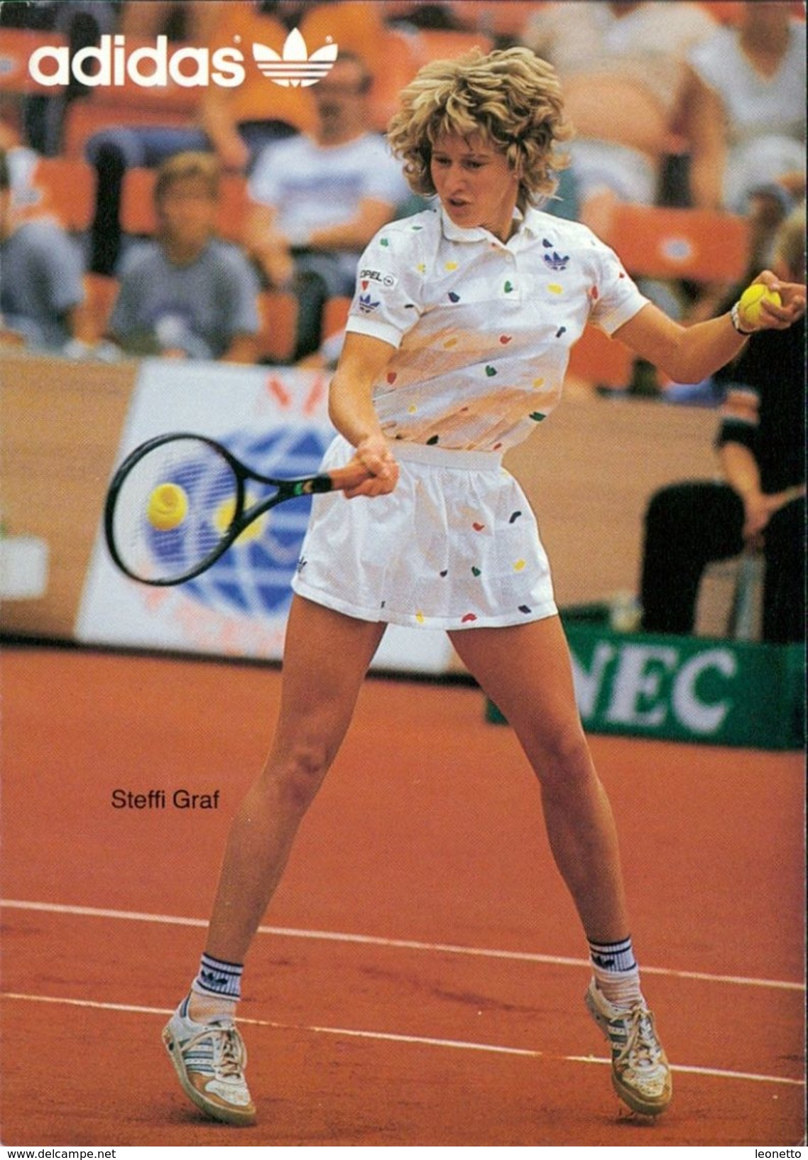 AK Steffi Graf, Adidas, Ca. 1980er Jahre (25142) - Tennis