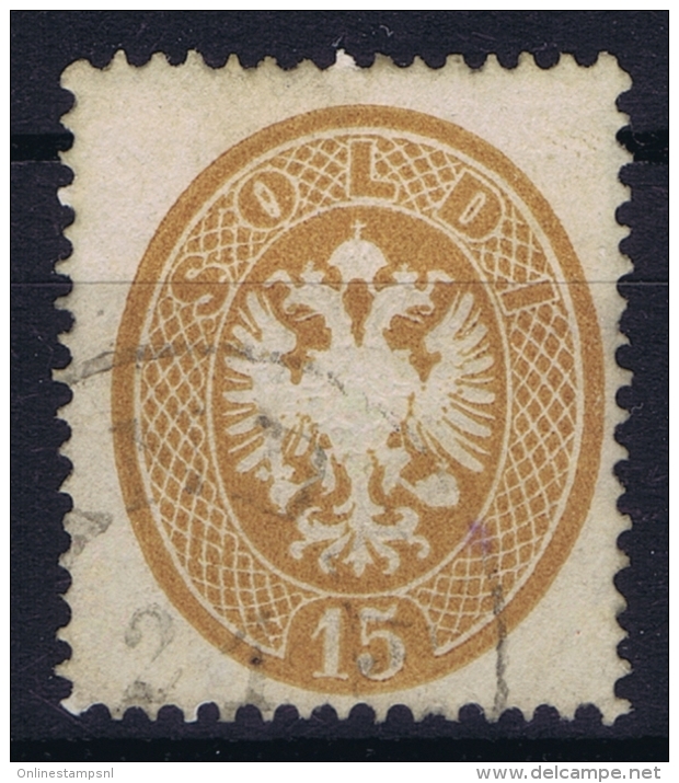 Austria: Lombardei Venetien Mi 18  Obl./Gestempelt/used  1863 - Oblitérés