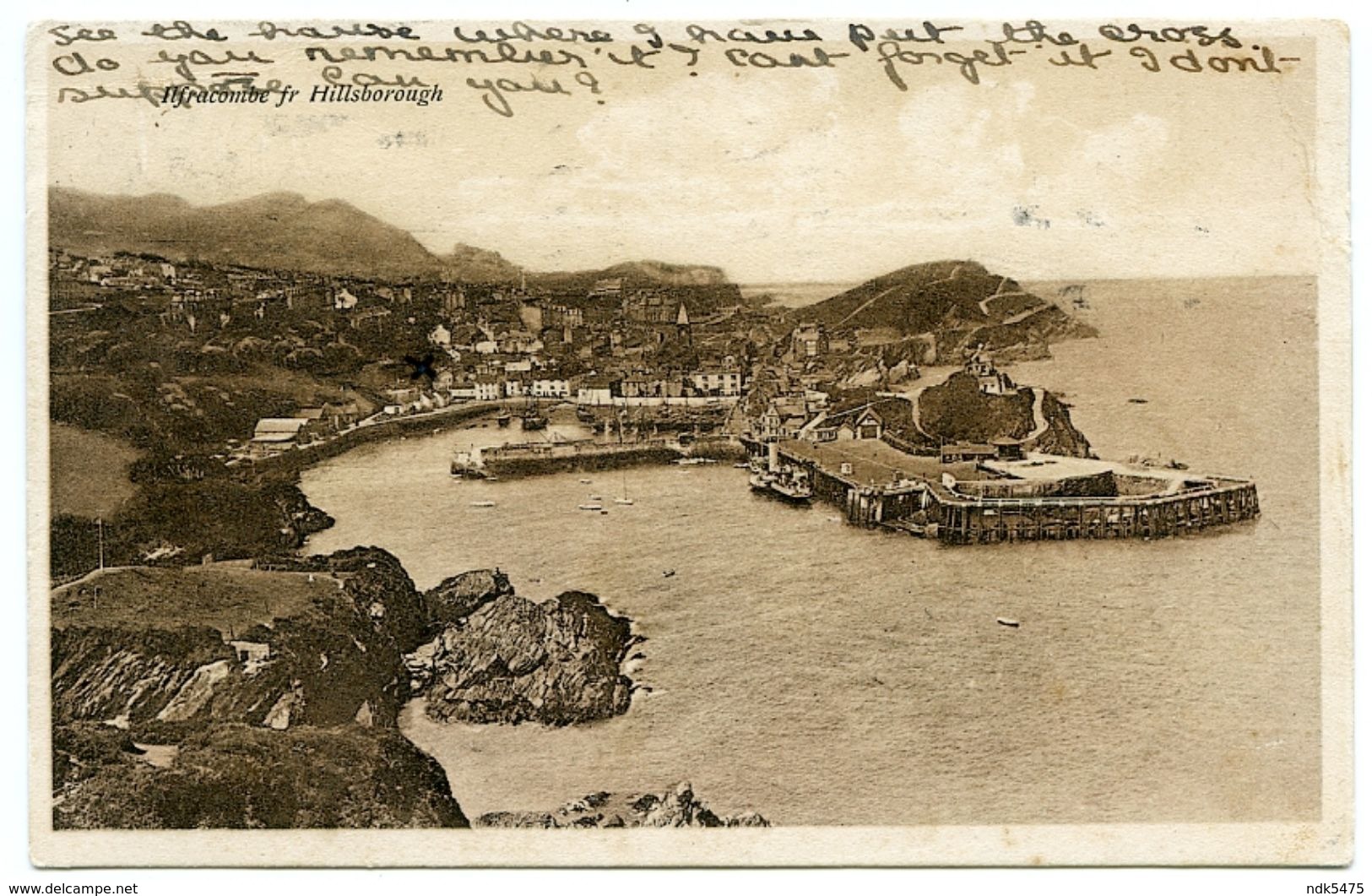 ILFRACOMBE FROM HILLSBOROUGH / 1914-18 WAR MEMORIAL / ADDRESS - KINGS LANGLEY, WESTMEON, (STANDING) - Ilfracombe