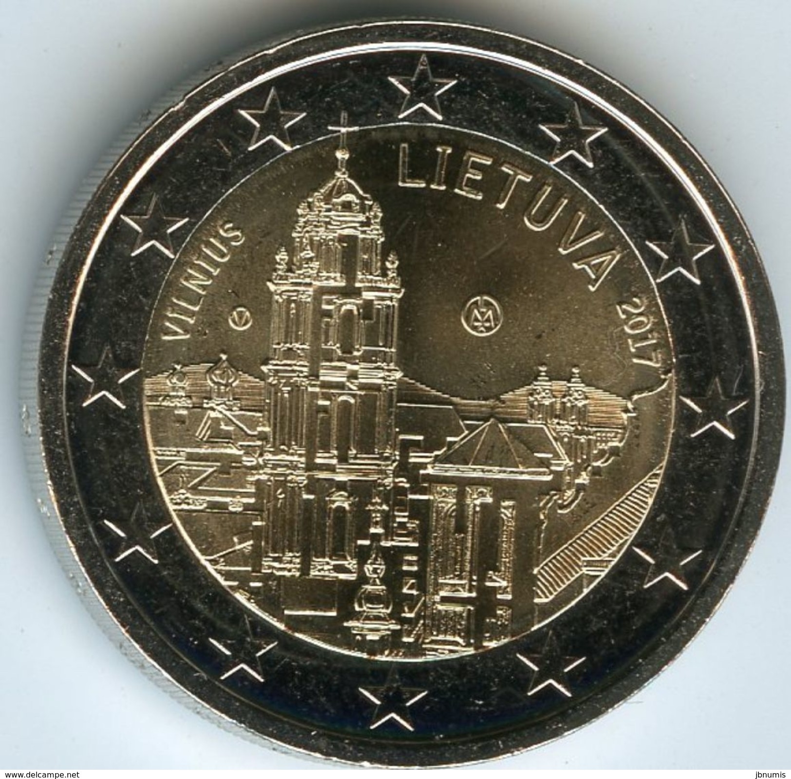 Lituanie Lithuania 2 Euro 2017 Vilnius Capital Européenne De La Culture UNC - Litouwen