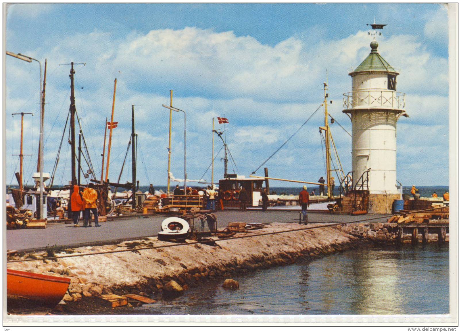 LIGHTHOUSE IN AROSUND DANMARK NICE STAMP - Phares