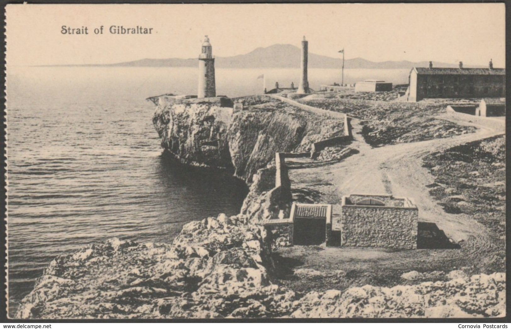 Strait Of Gibraltar, C.1910s - Cumbo Postcard - Gibraltar