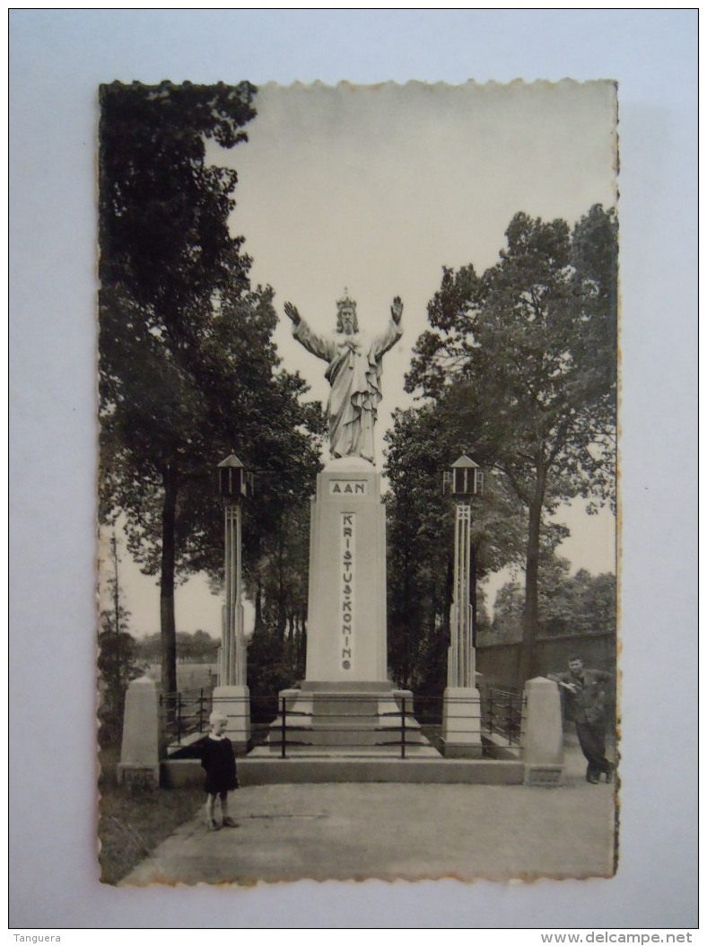 Westmalle Het Monument Der Trappisten Kristus Koning Uitgave J. Buylinckx Gelopen Circulée 1956 Plooitje Links Onder - Malle