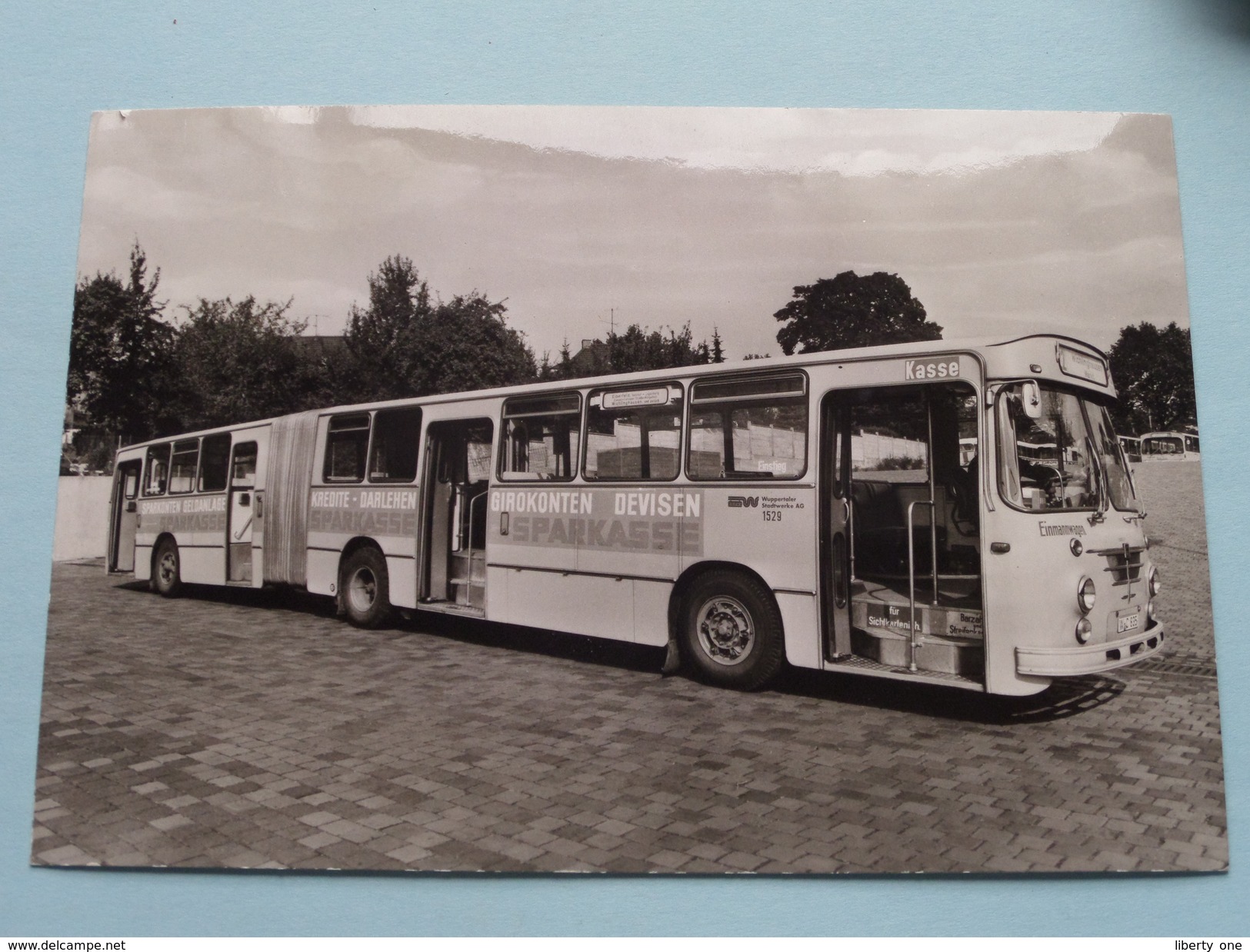 GELENKOMNIBUS Nr. 1529 Büssing : Baujahr 1968 ( Fotokaart ) ( Zie Foto Voor Details ) ! - Buses & Coaches