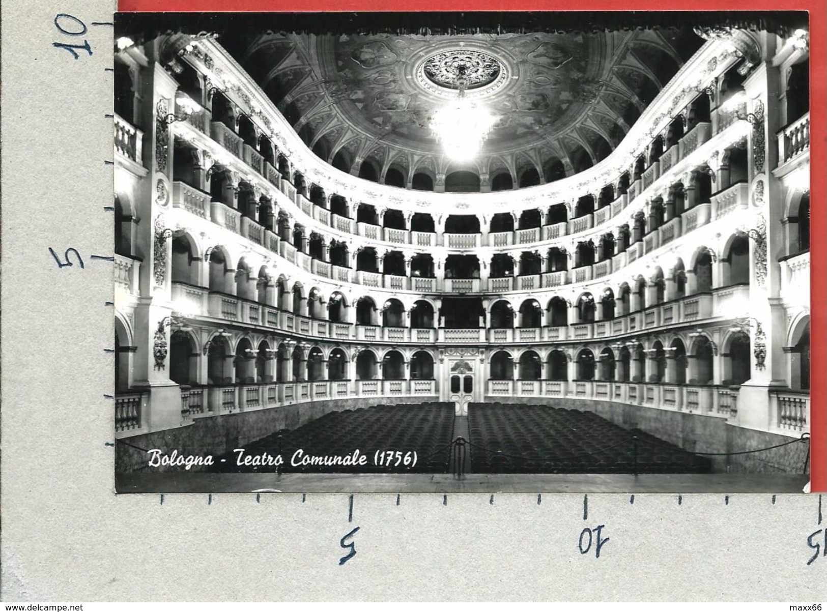 CARTOLINA VG ITALIA - BOLOGNA - Teatro Comunale - 10 X 15 - ANN. 1962 - Bologna