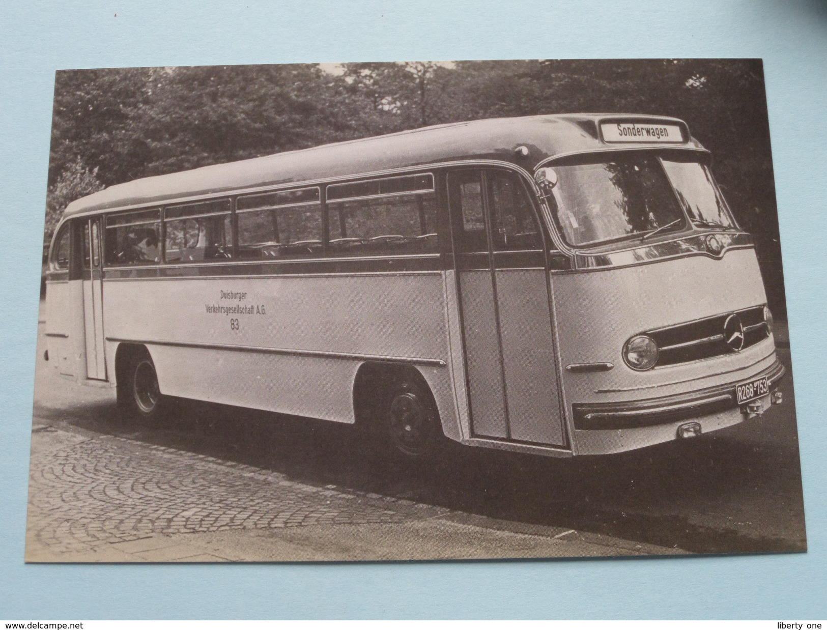 AUTOBUS Nr. 83 : Daimler Benz / Baujahr 1955 ( Fotokaart ) ( Zie Foto Voor Details ) ! - Bus & Autocars