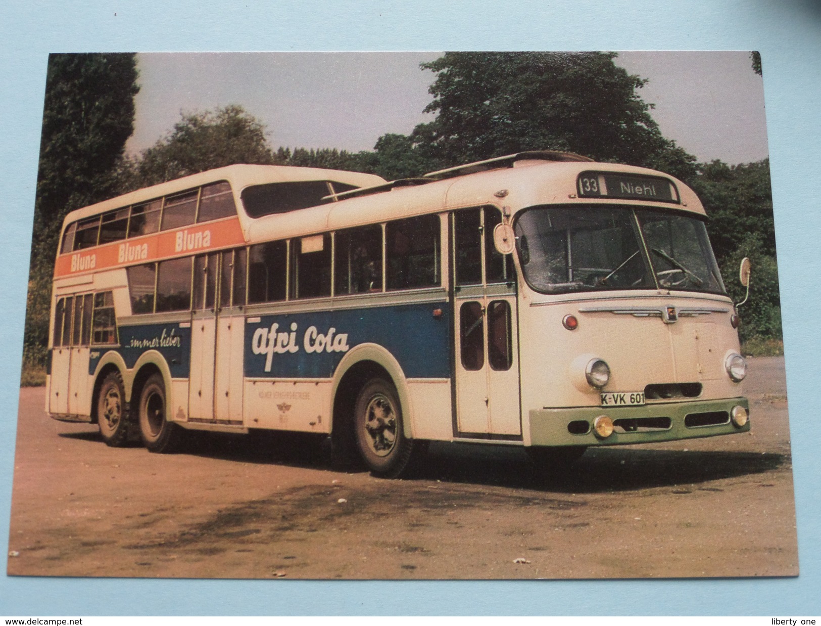 1 1/2 DECK BUS TU 7 : Baujahr 1960 : Linieomnibusse ( Fotokaart ) ( Zie Foto Voor Details ) ! - Bus & Autocars